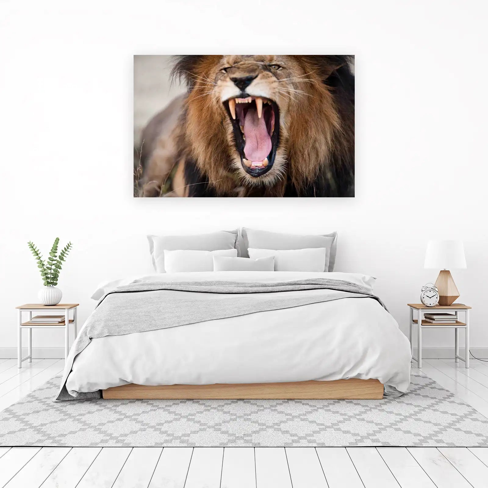 Roaring Lion King of the Jungle Wall Art
