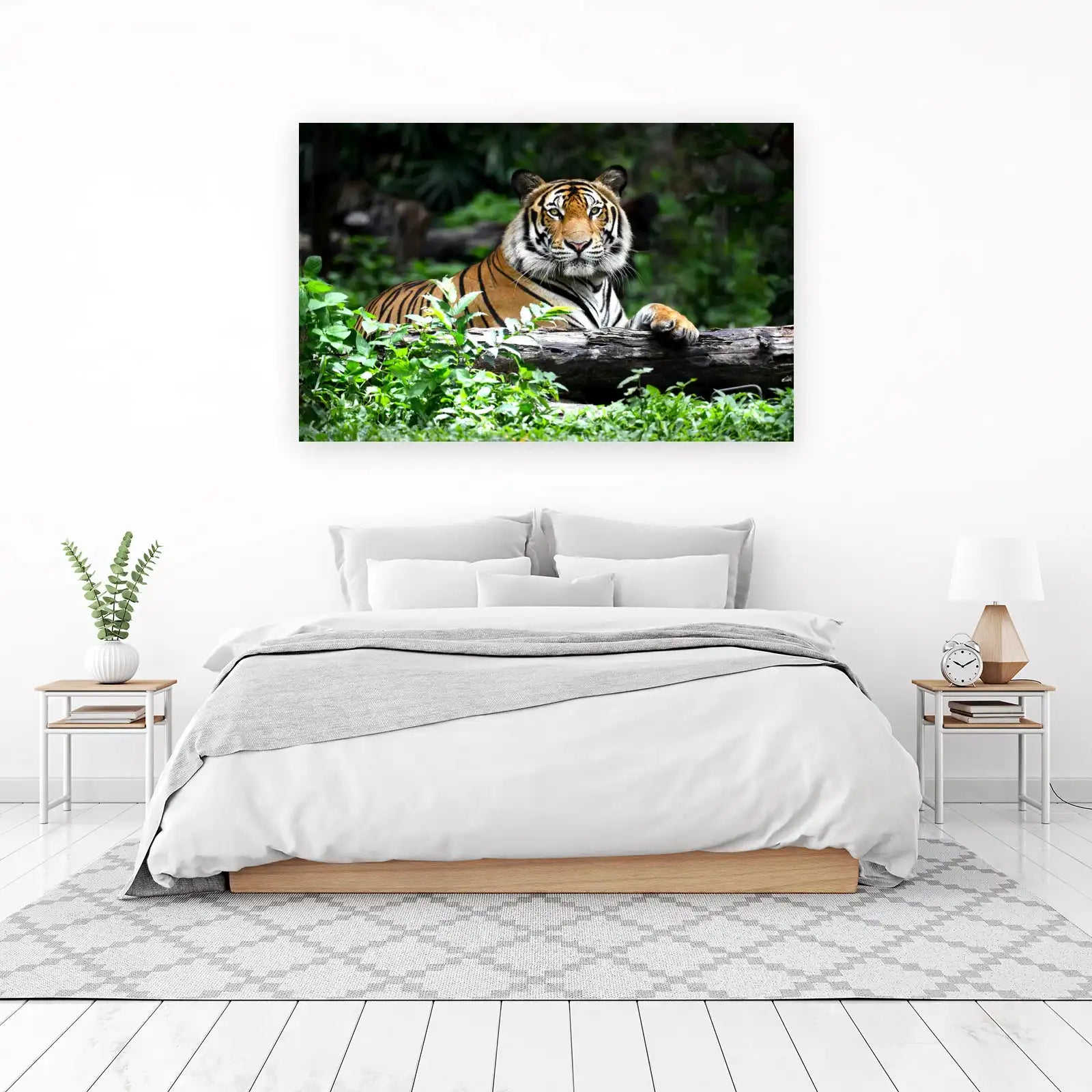 Majestic Tiger Gaze Wildlife Wall Art