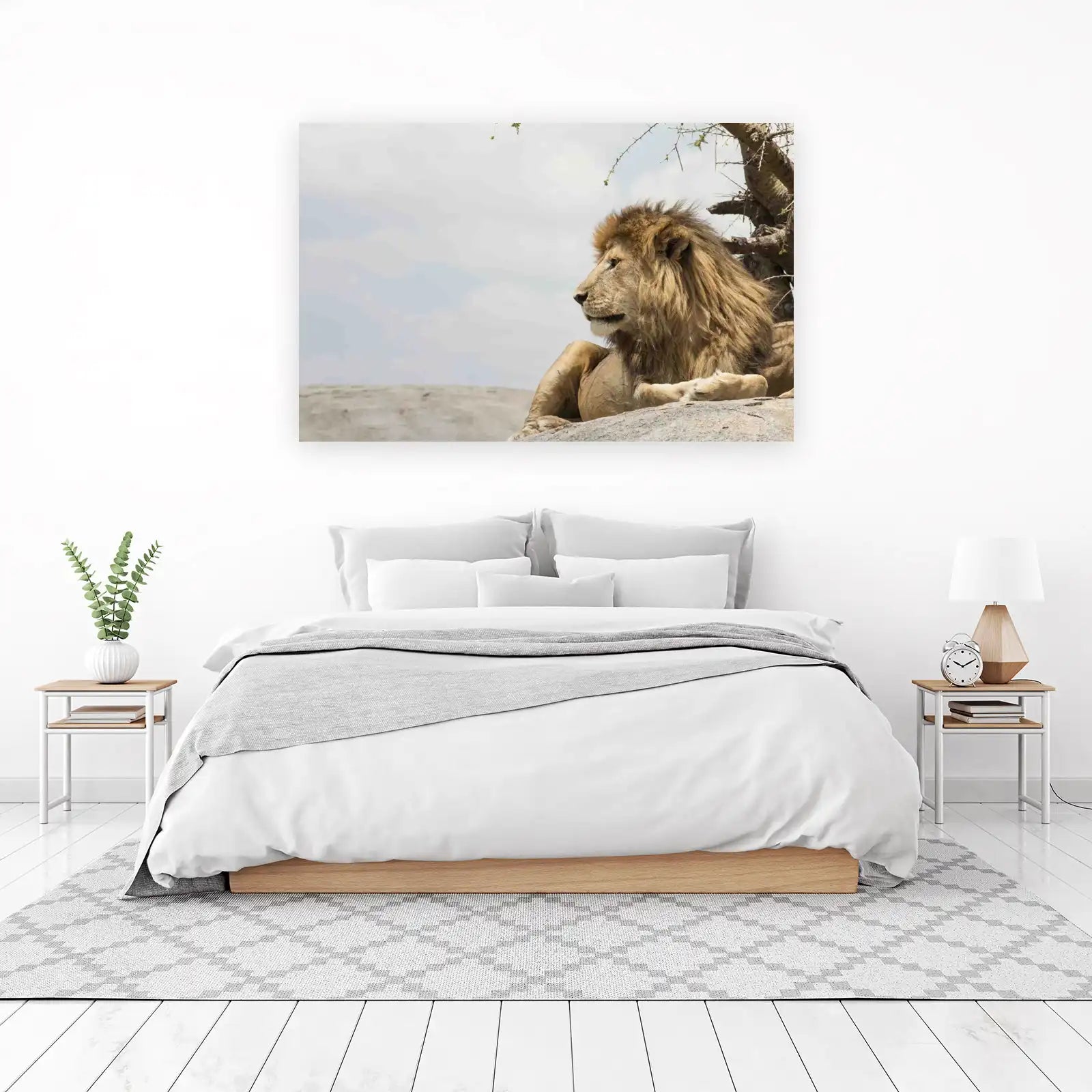 Majestic Lion King Safari Wall Art