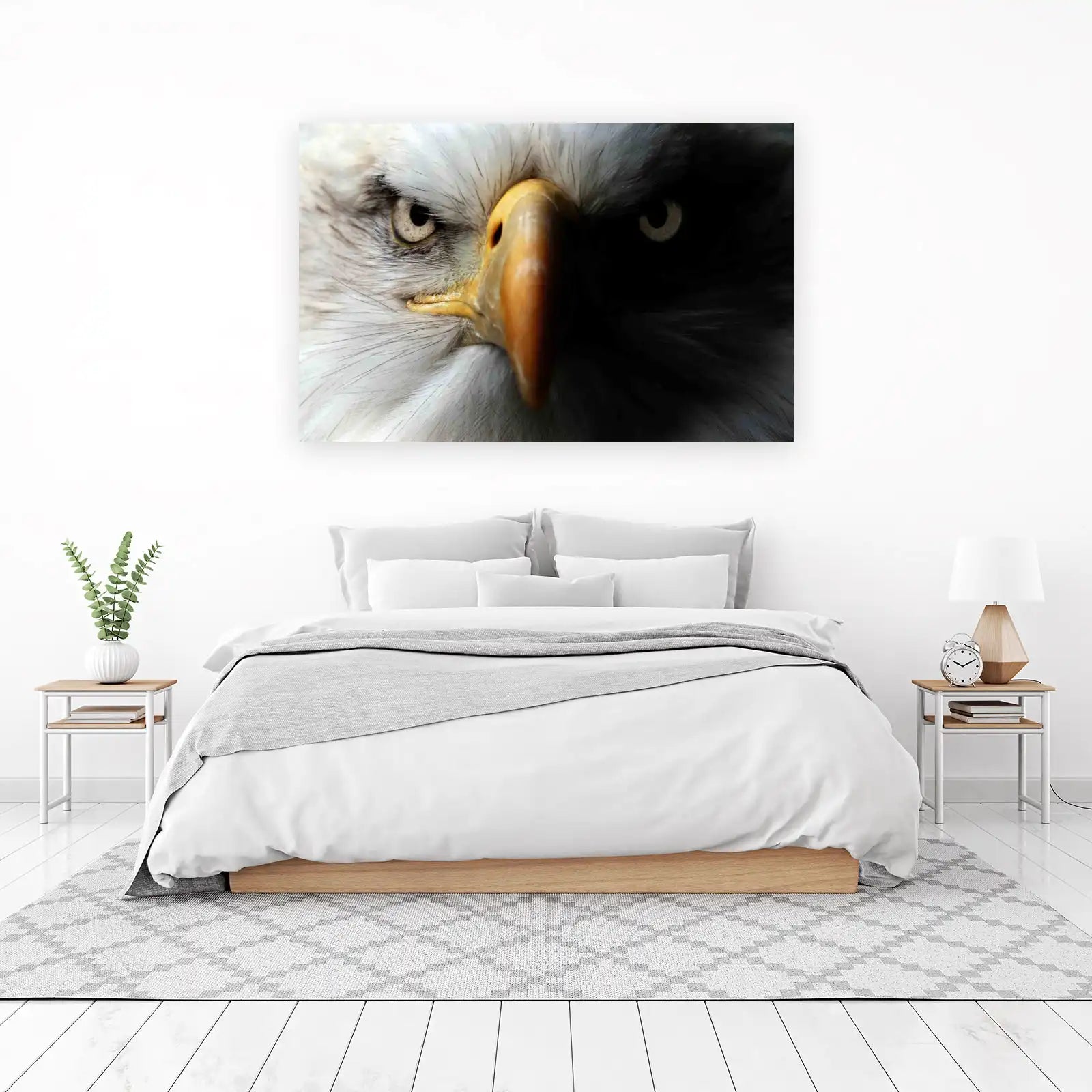 Majestic Eagle Close-Up Wall Art | Wildlife Art
