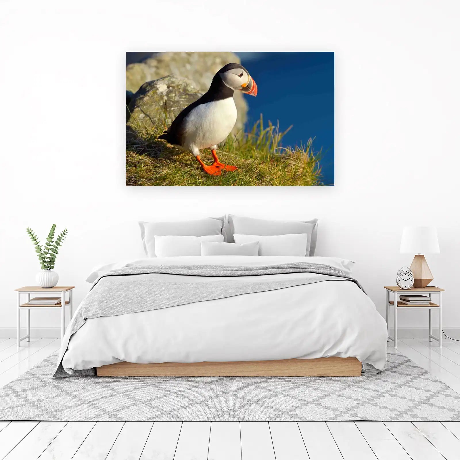 Atlantic Puffin Coastal Bird Wall Art