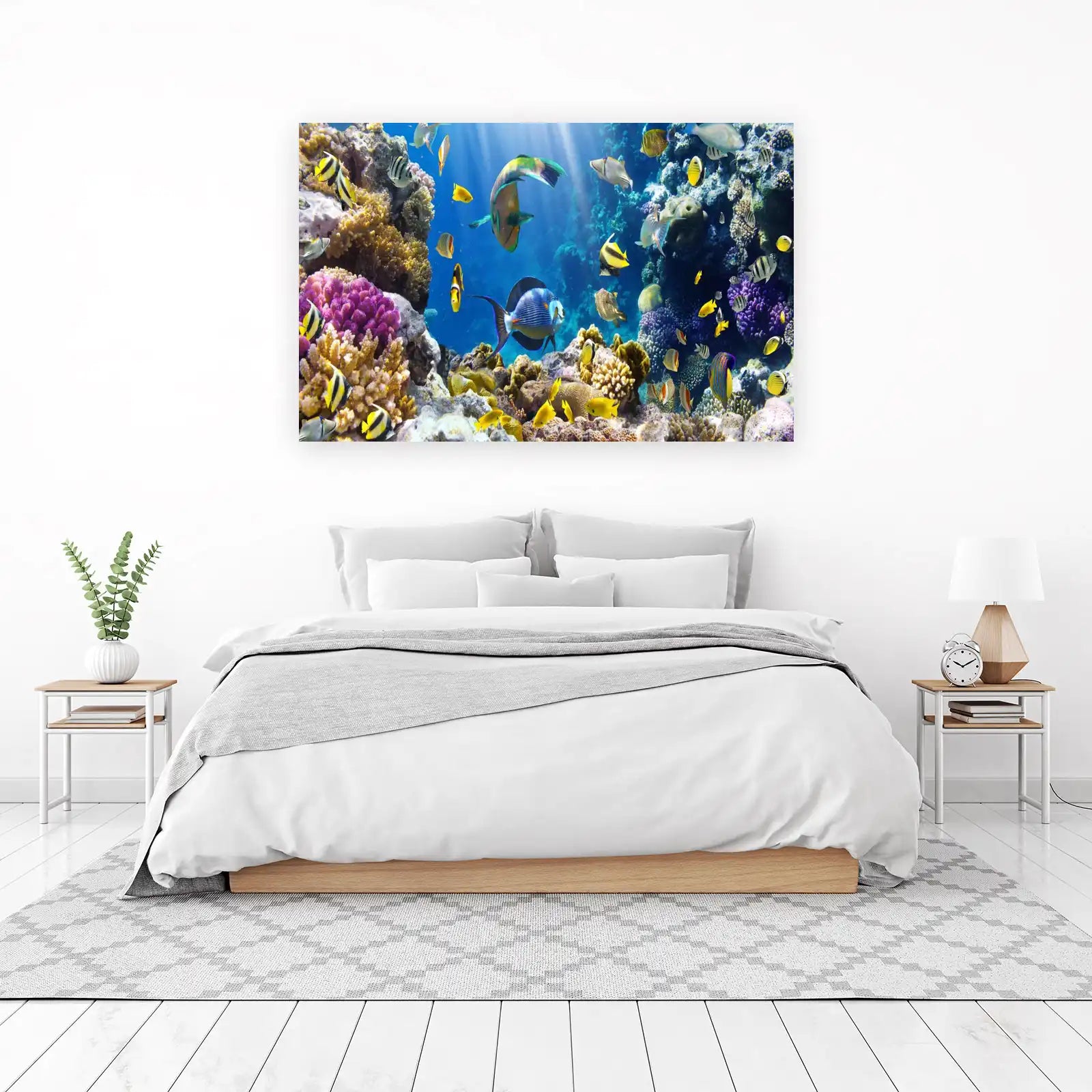 Vibrant Coral Reef Fish Wall Art