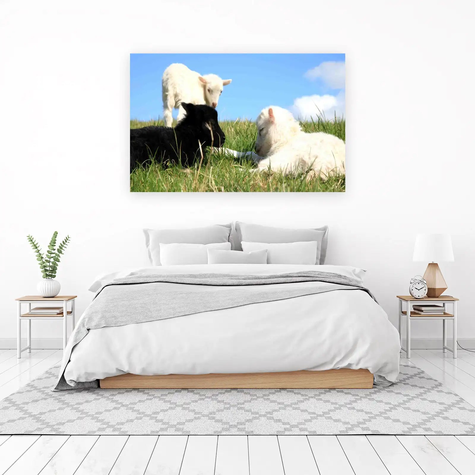 Sweet Sheep Friendship Wall Art