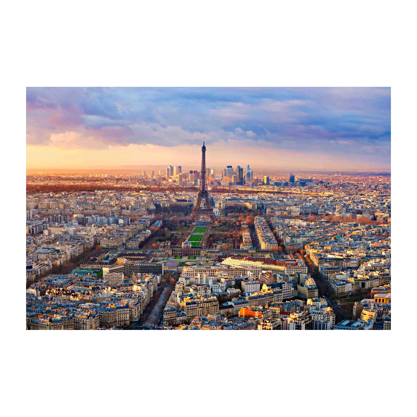 Parisian Sunset Eiffel Tower Wall Art