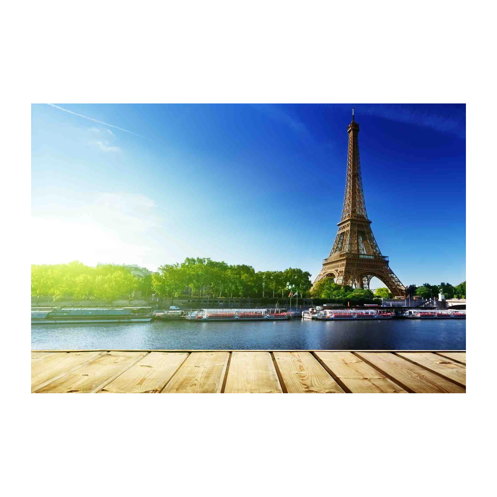 Parisian Dream Eiffel Tower Seine River Wall Art