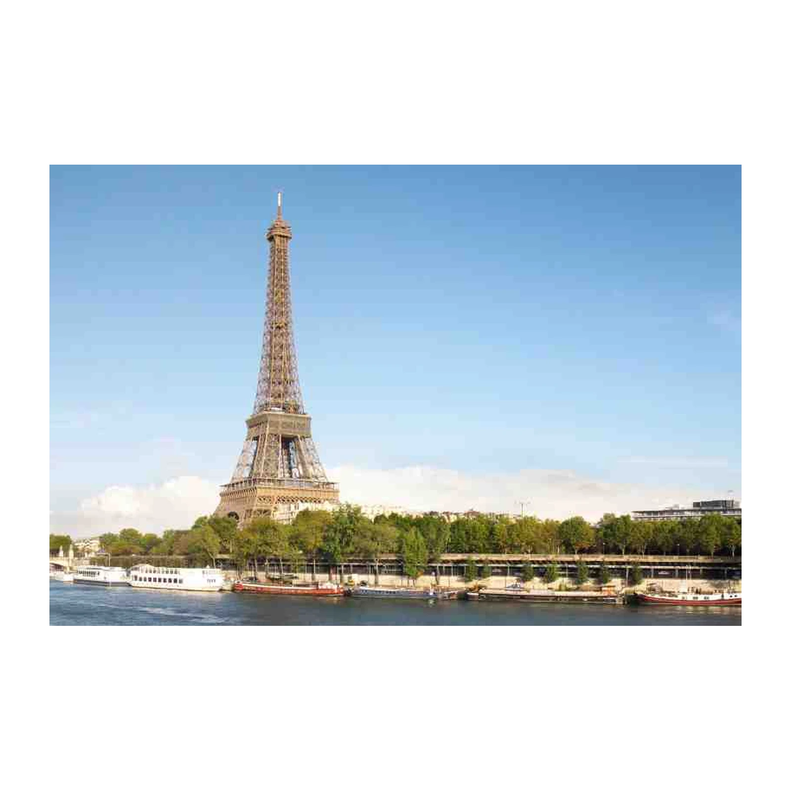 Eiffel Tower Paris River Seine Wall Art