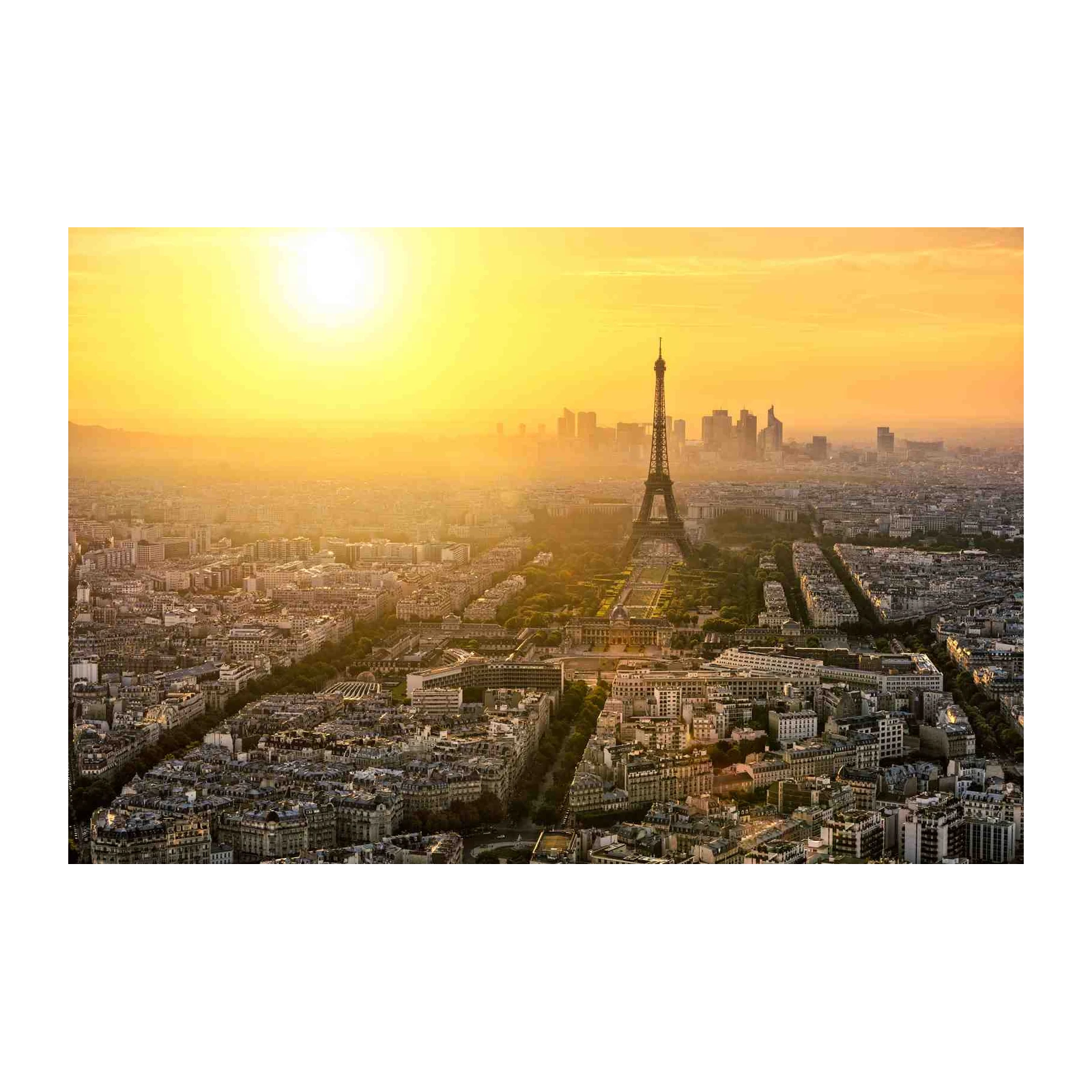 Parisian Sunrise Eiffel Tower Wall Art