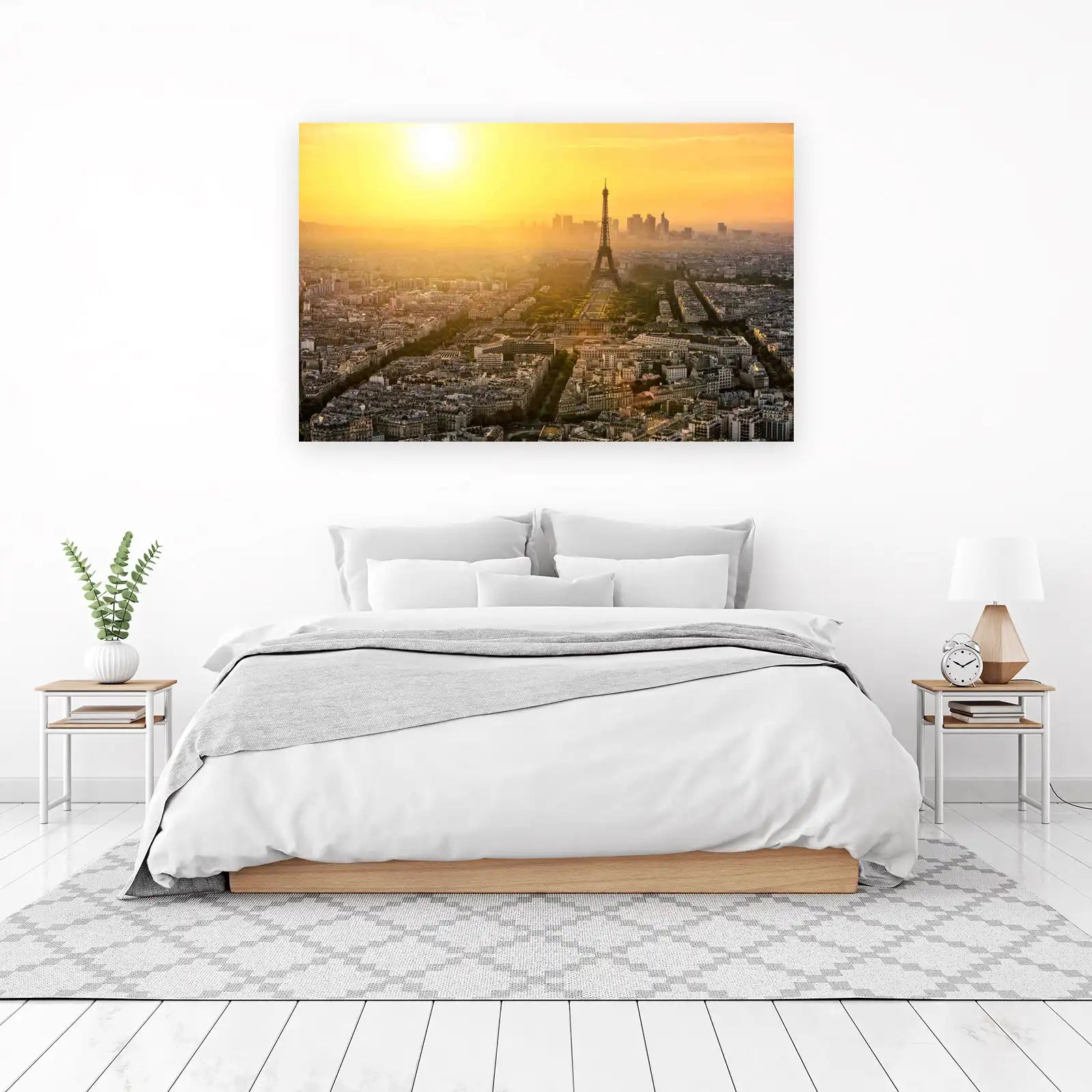 Parisian Sunrise Eiffel Tower Wall Art