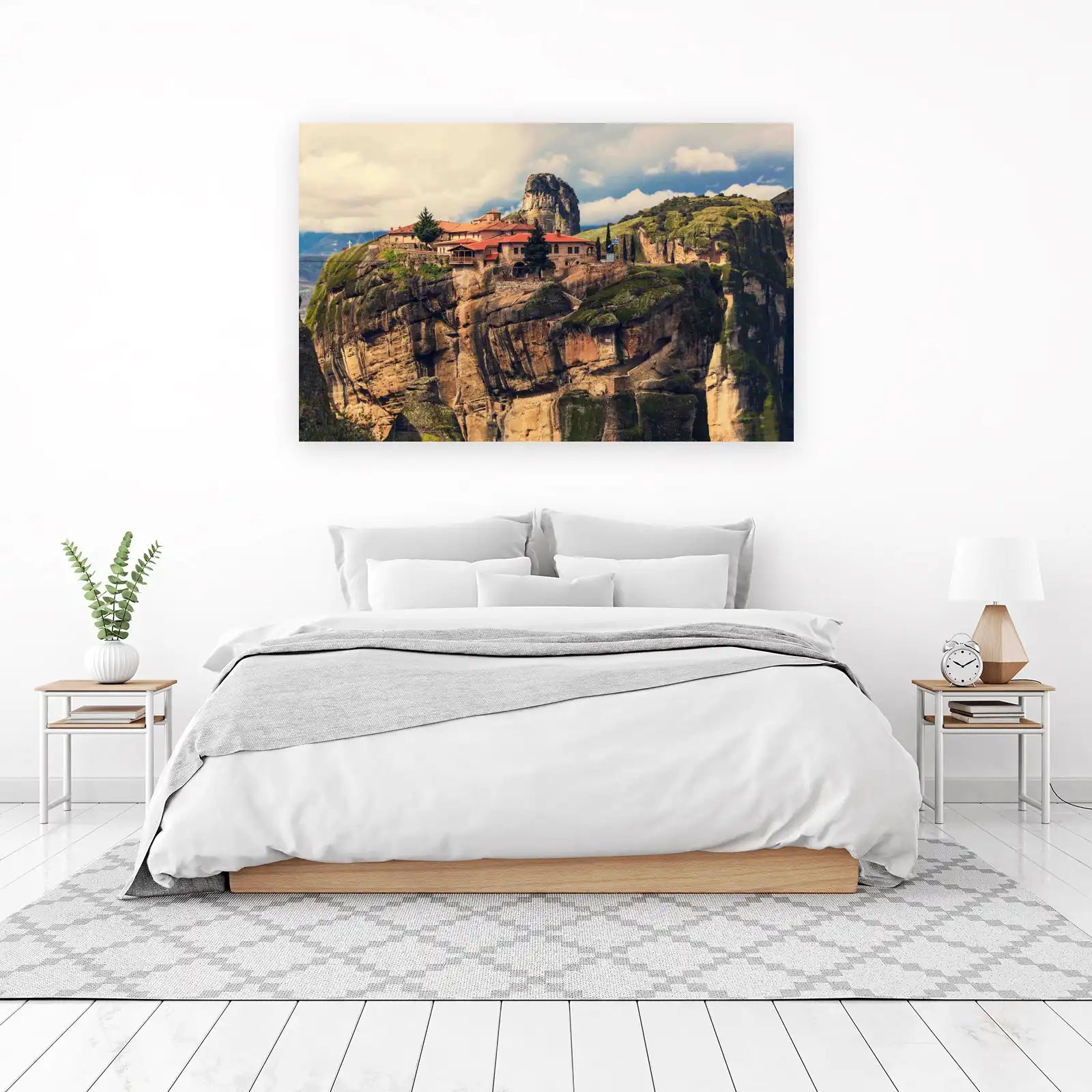 Meteora Monasteries Greece Sky-High Wall Art