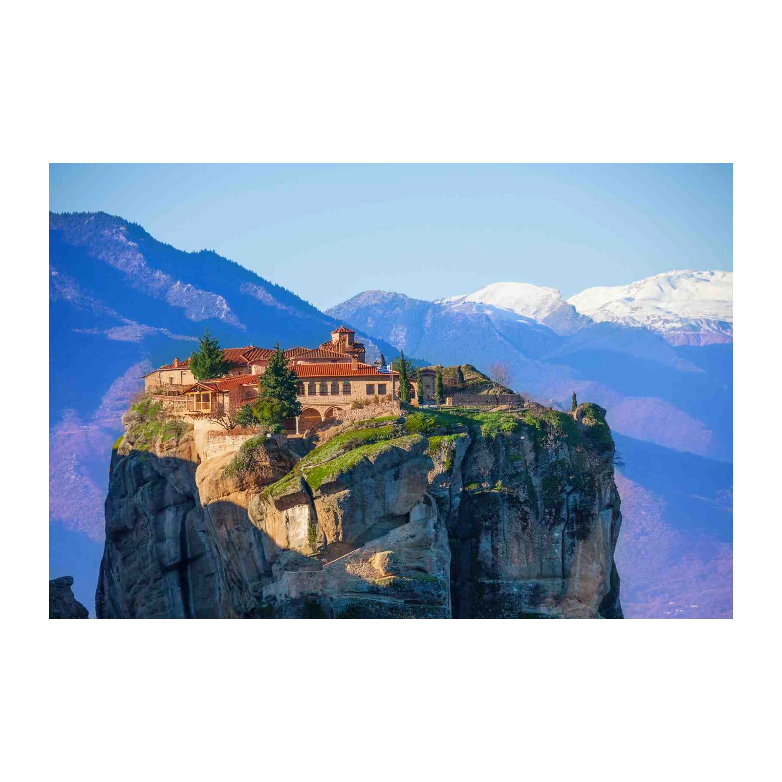 Meteora Monasteries Sky-High Serenity Wall Art