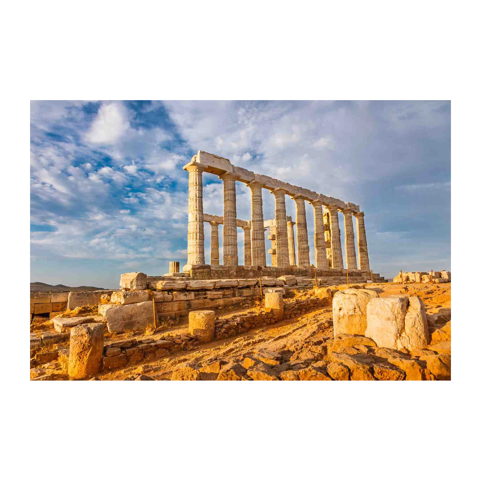 Ancient Greece Temple Columns Wall Art