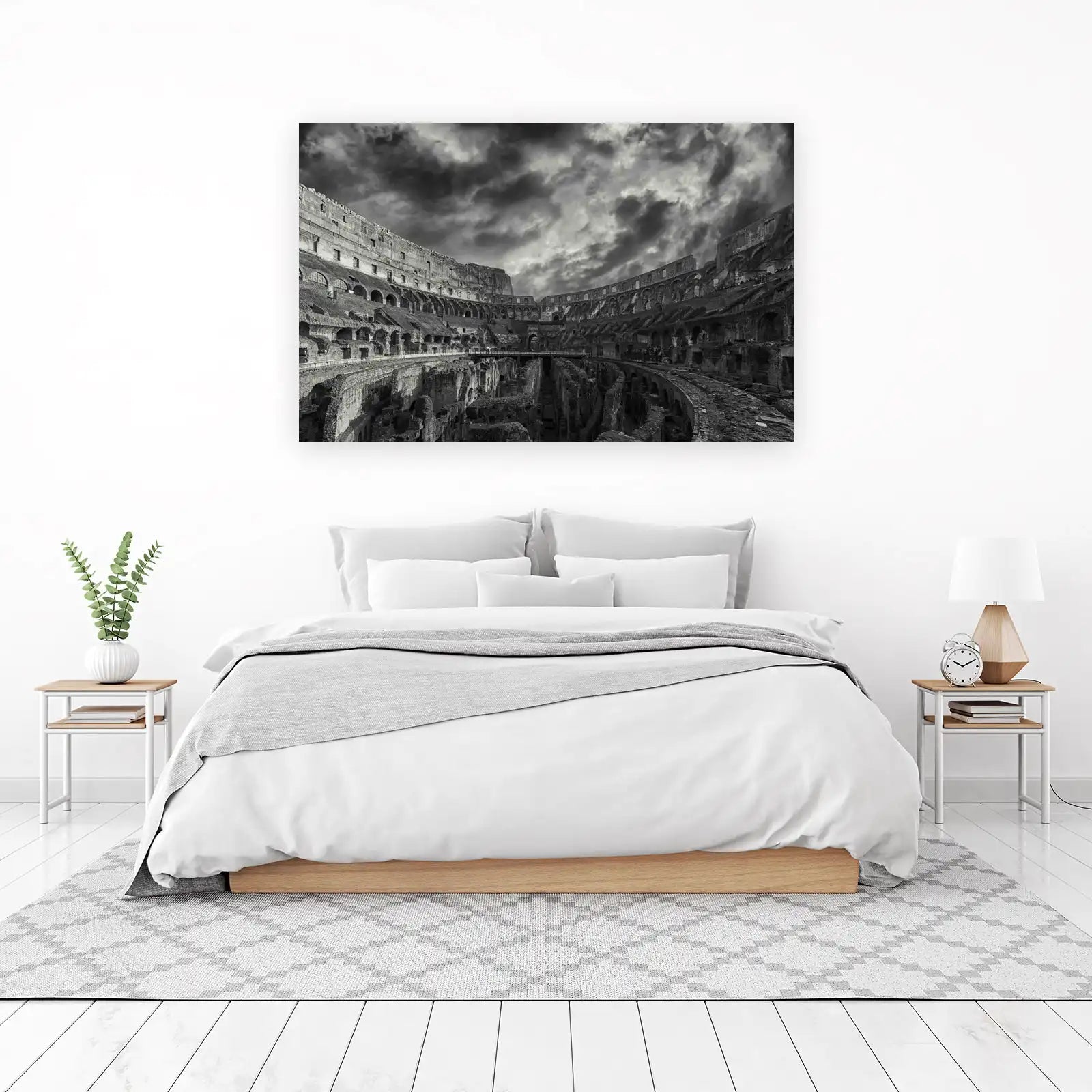 Dramatic Colosseum Architecture Wall Art