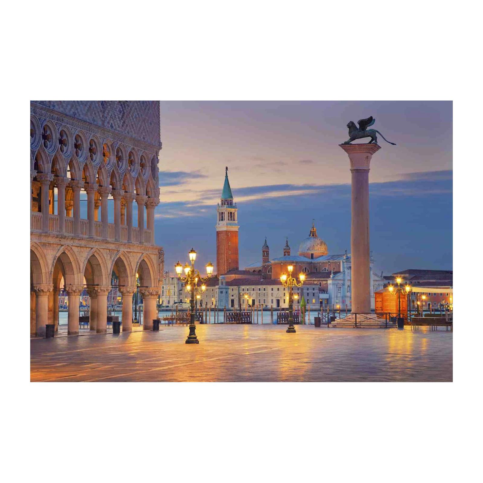 Venice Piazza San Marco Twilight Wall Art