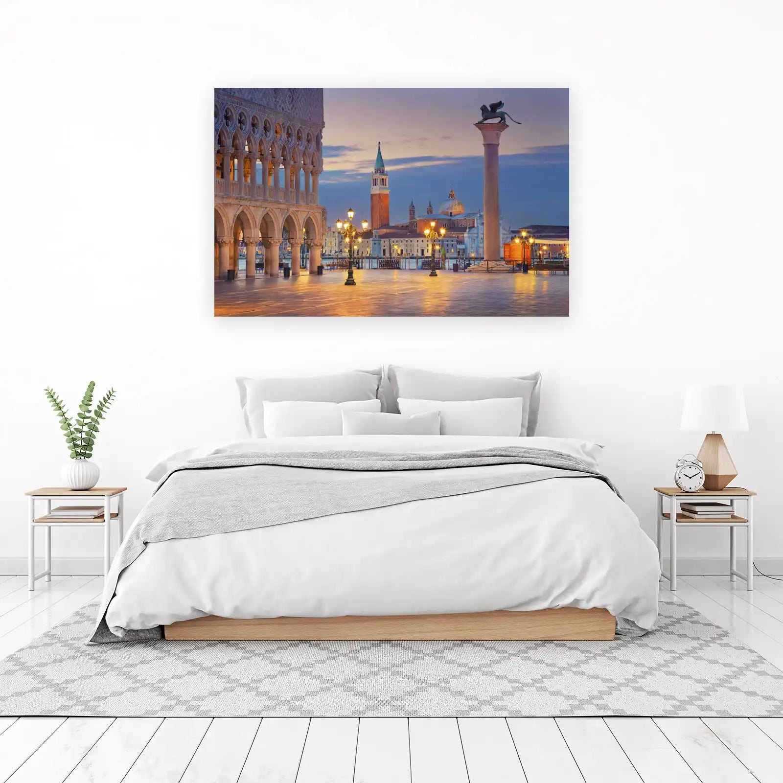 Venice Piazza San Marco Twilight Wall Art