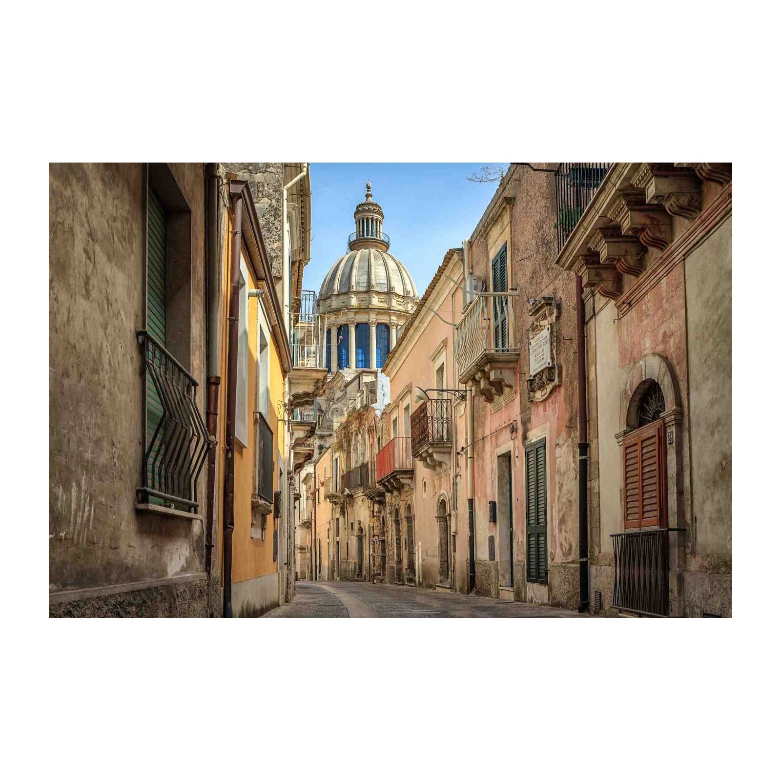 Italian Streetscape with Dome Wall Art