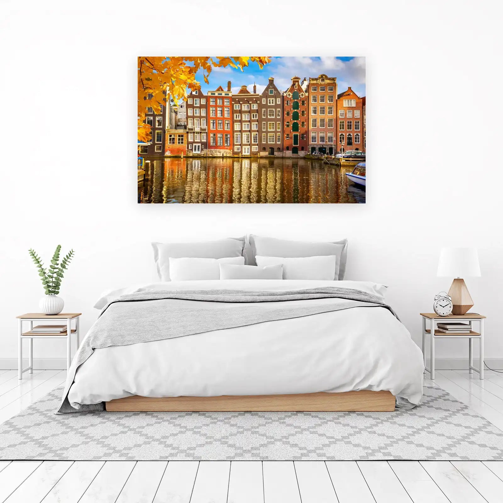 Autumn Amsterdam Canals Wall Art