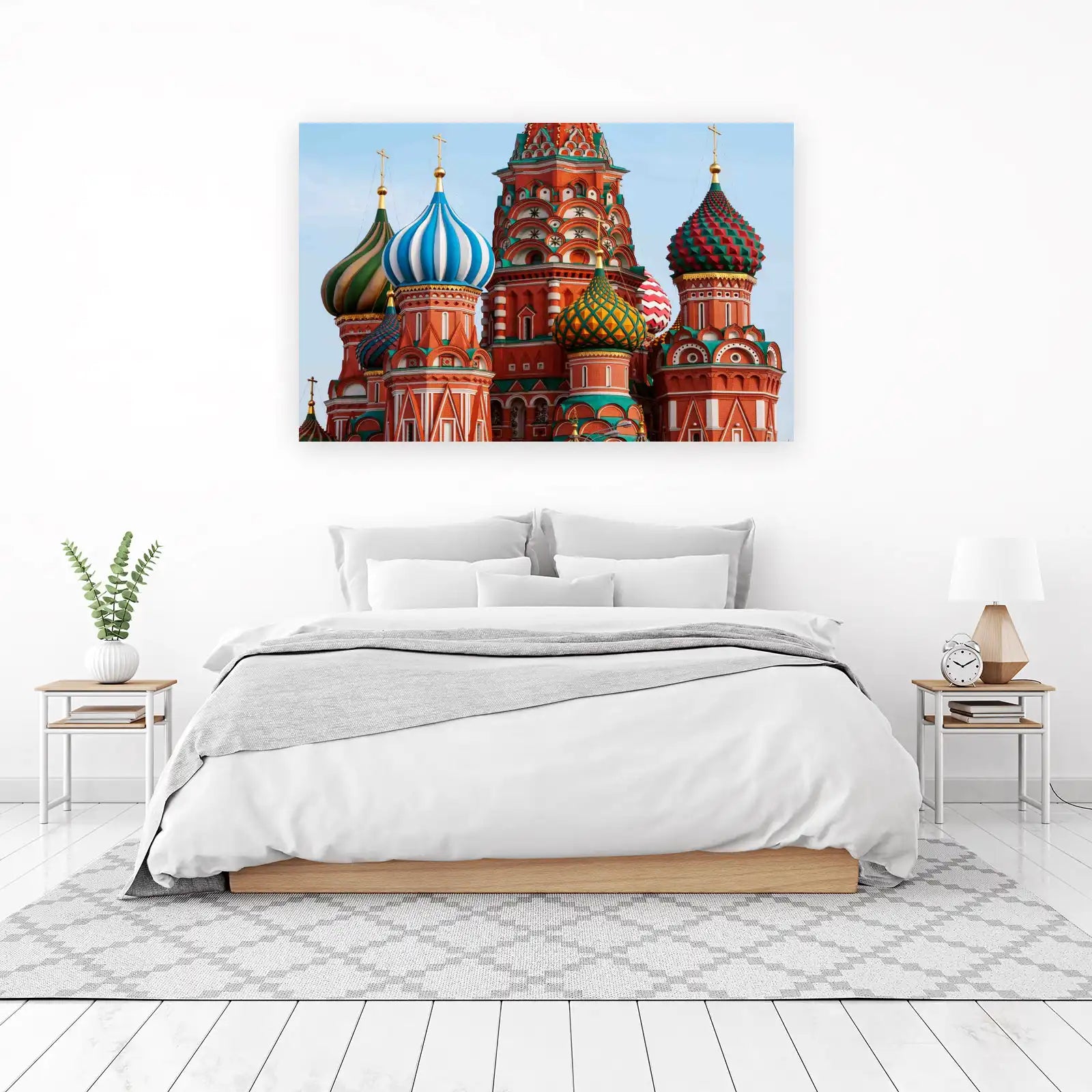 Moscow Cathedral Domes Wall Art - Stunning Architecture