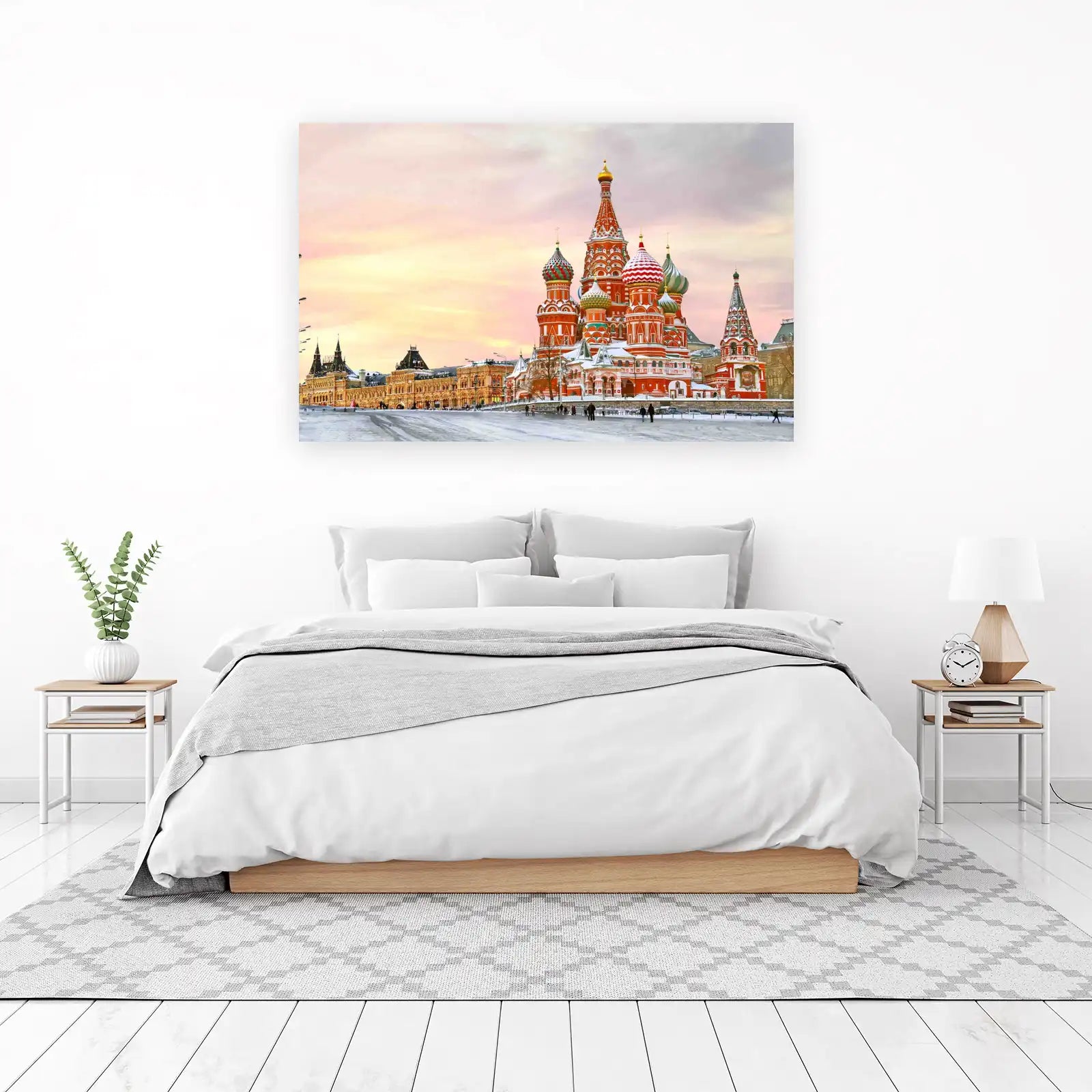 St. Basil's Cathedral Moscow Winter Wall Art