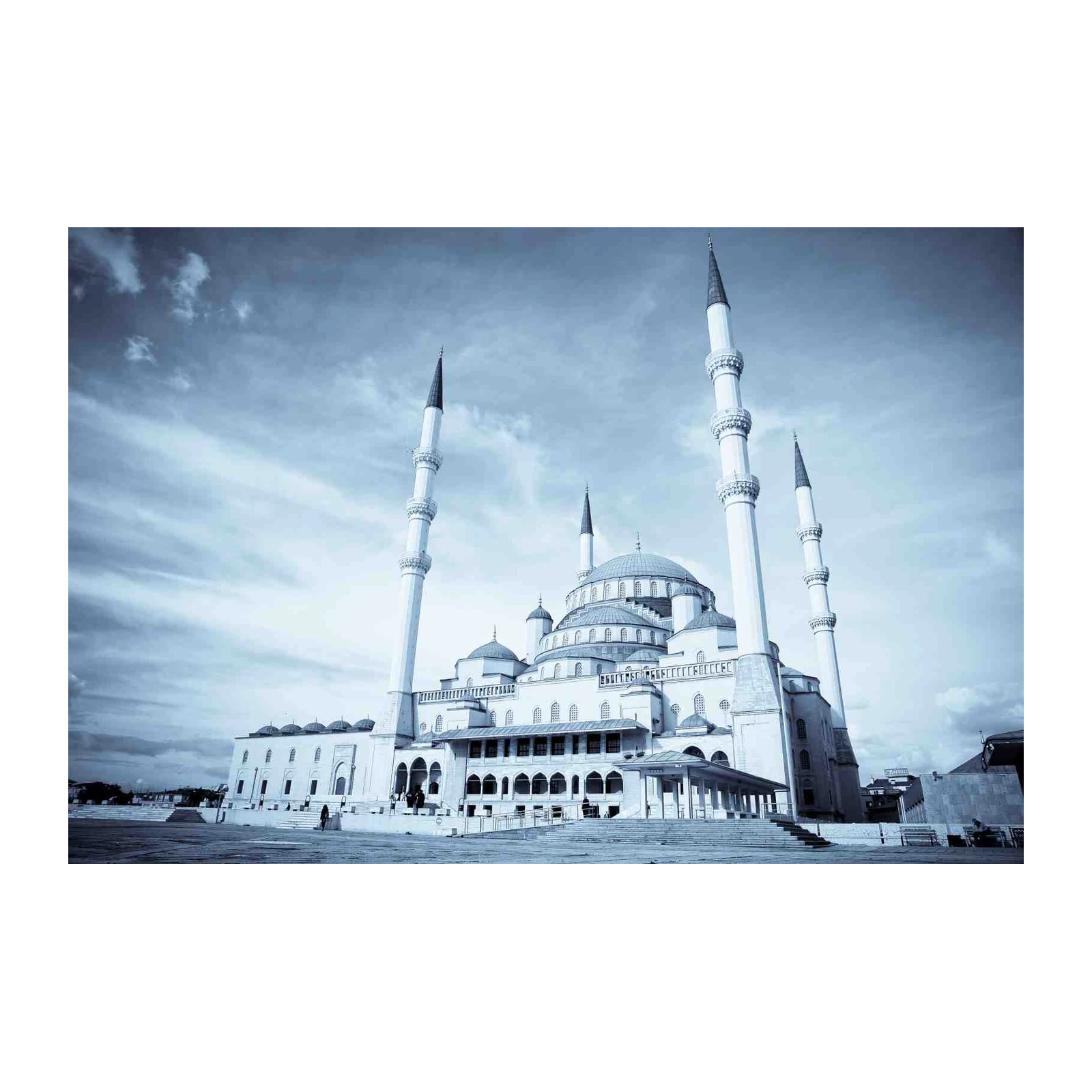 Majestic Mosque Architecture Wall Art