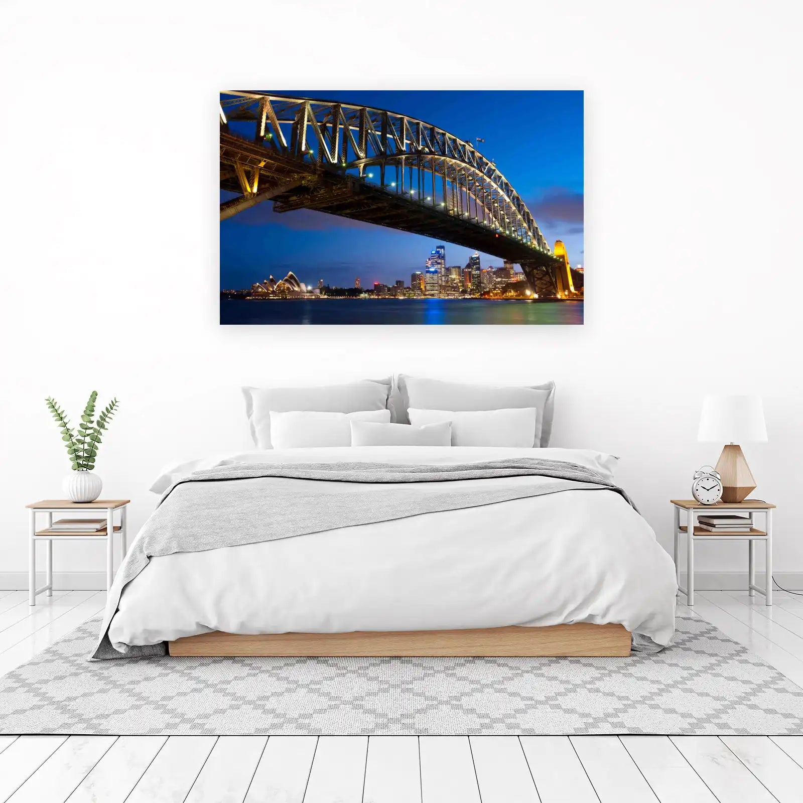 Sydney Harbour Bridge Nightscape Wall Art