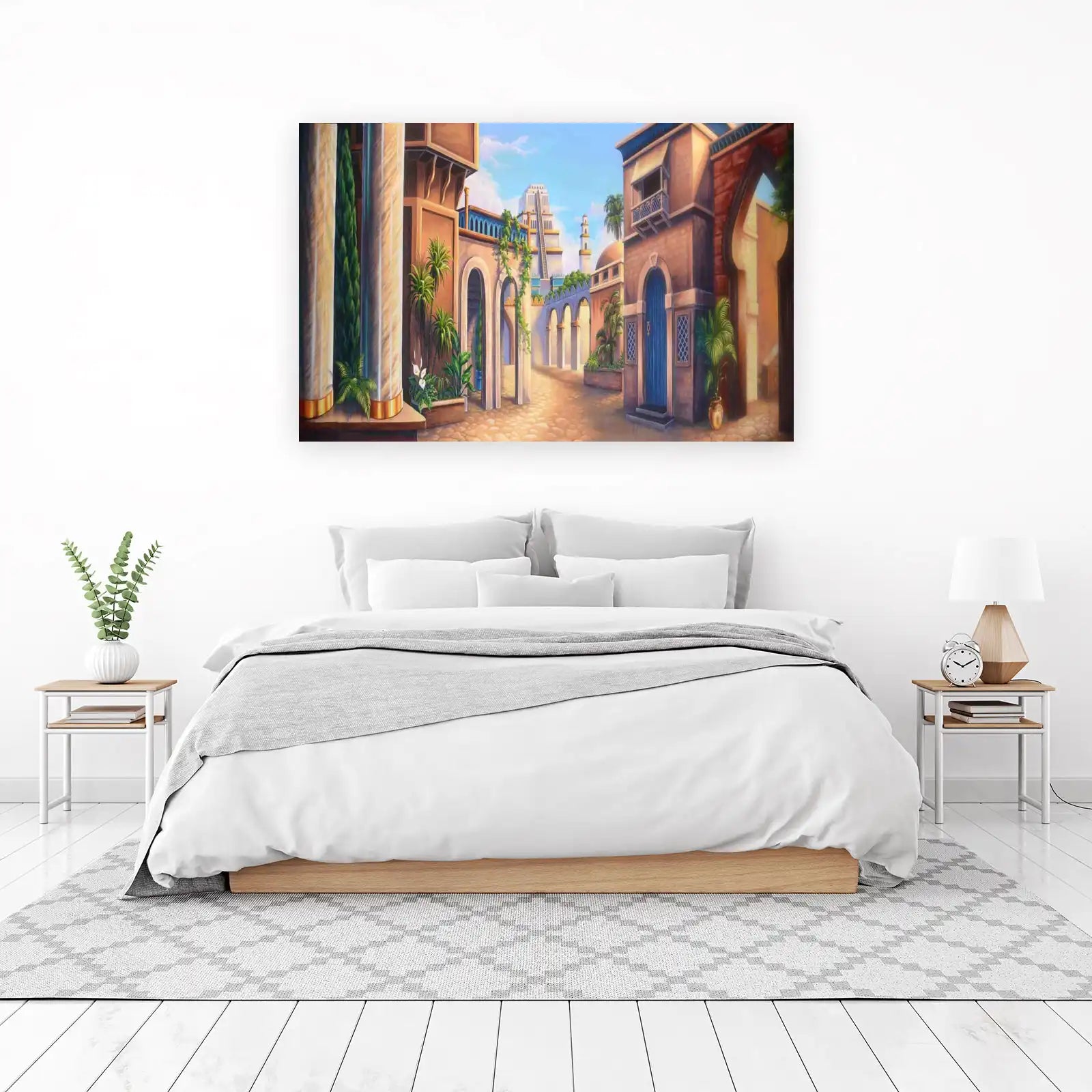 Exotic Oasis Courtyard Wall Art