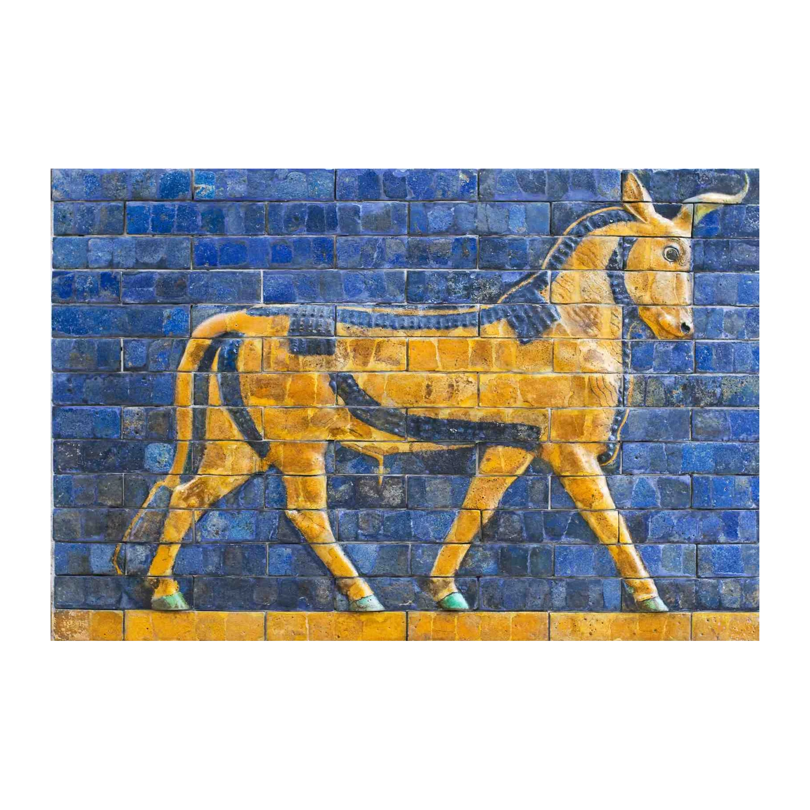 Ancient Babylonian Bull Artwork Wall Art