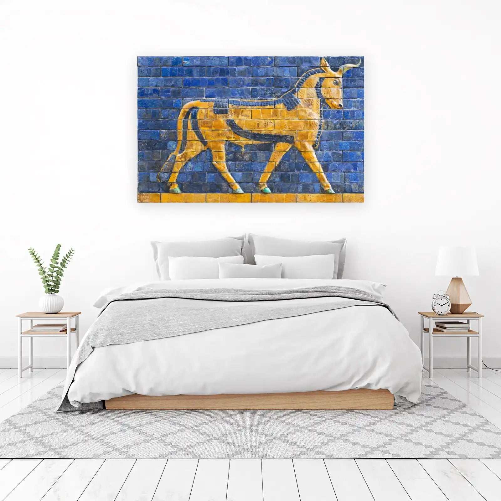Ancient Babylonian Bull Artwork Wall Art