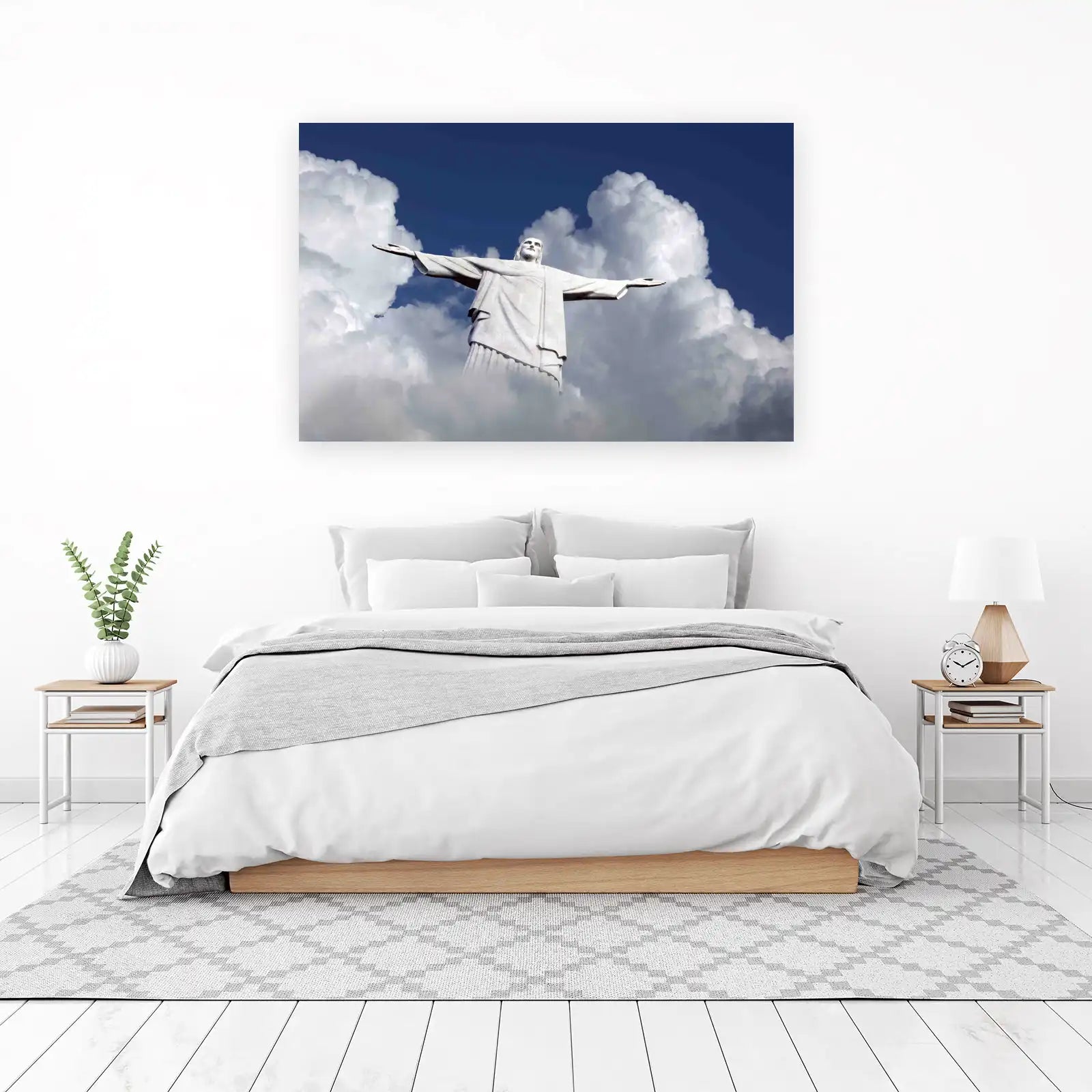 Christ the Redeemer Majestic Cloud Wall Art