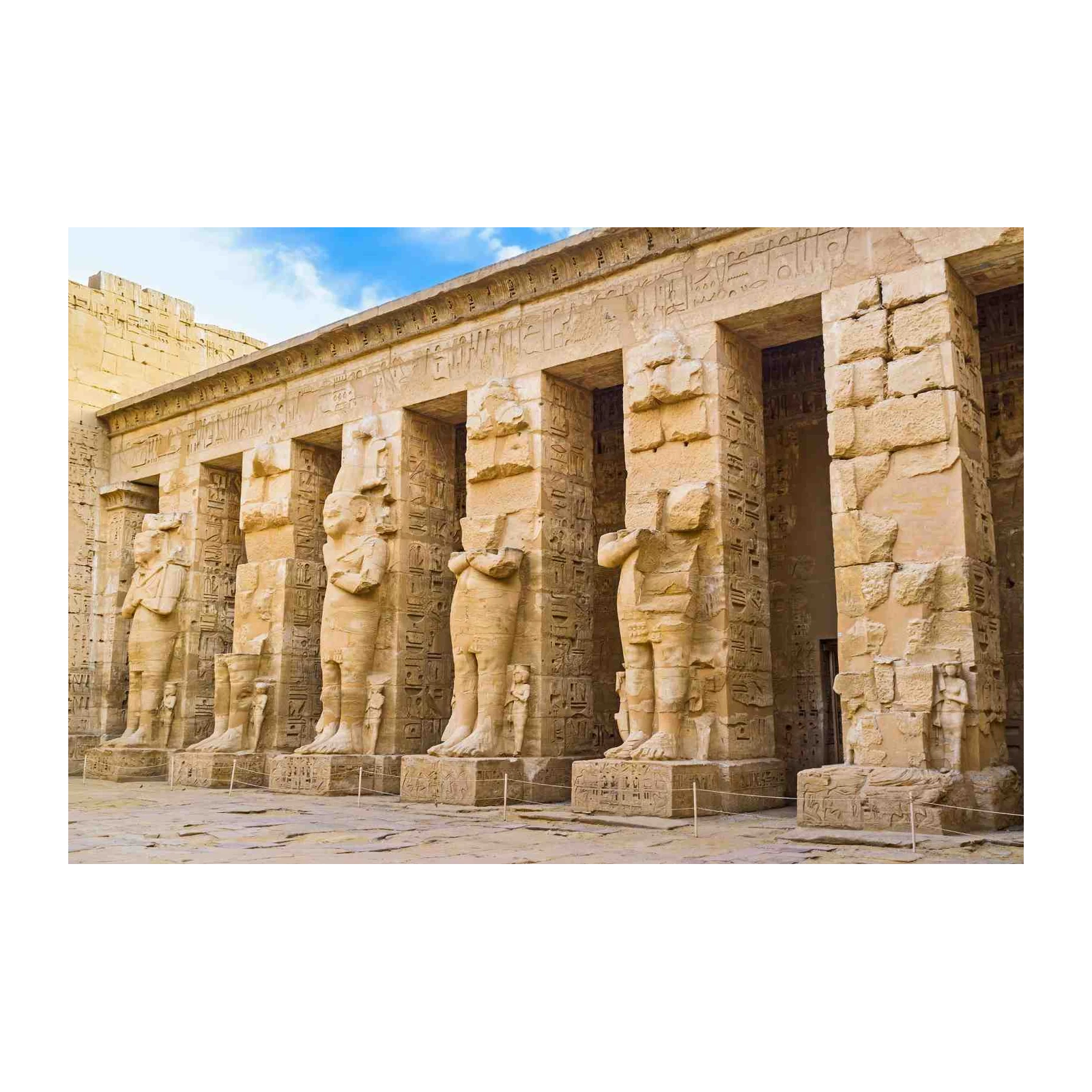 Ancient Egyptian Temple Colossus Wall Art