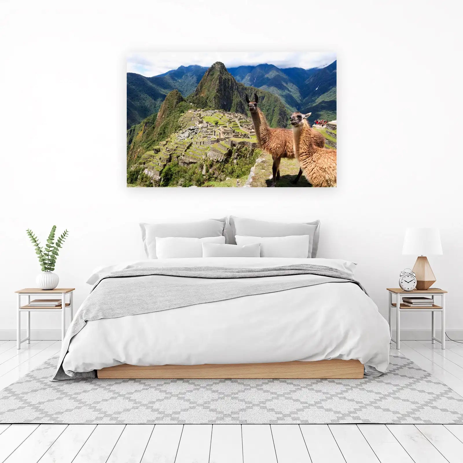 Machu Picchu Llamas Adventure Wall Art