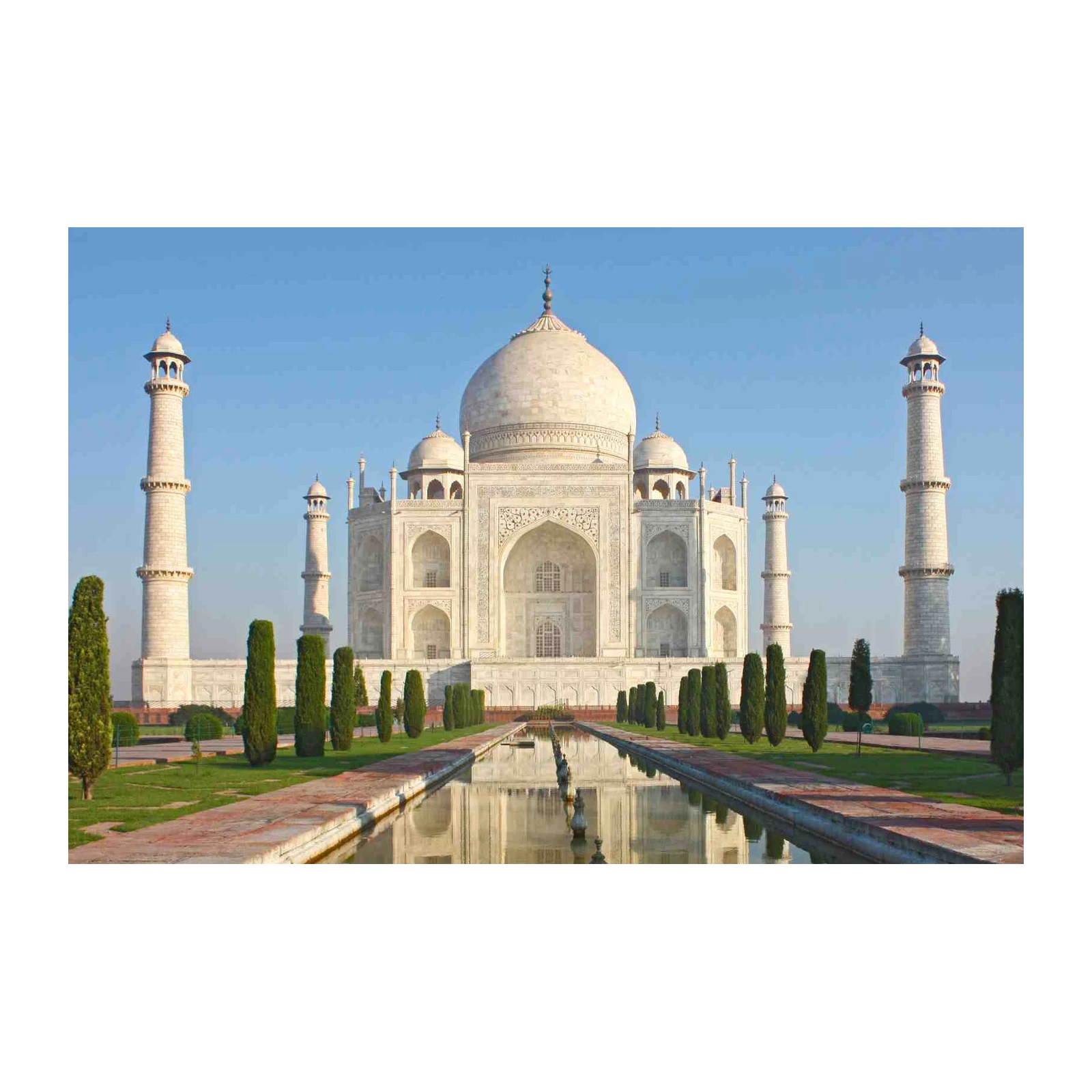 Majestic Taj Mahal Landscape Wall Art
