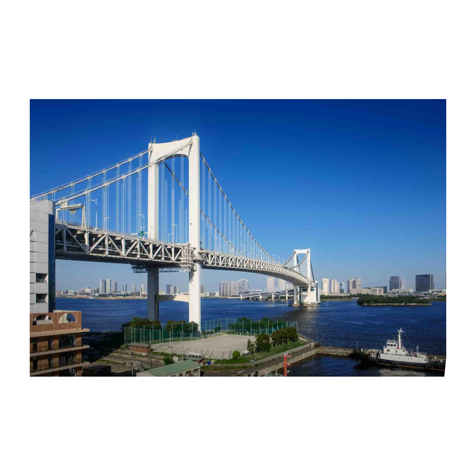 Iconic Rainbow Bridge Tokyo Wall Art