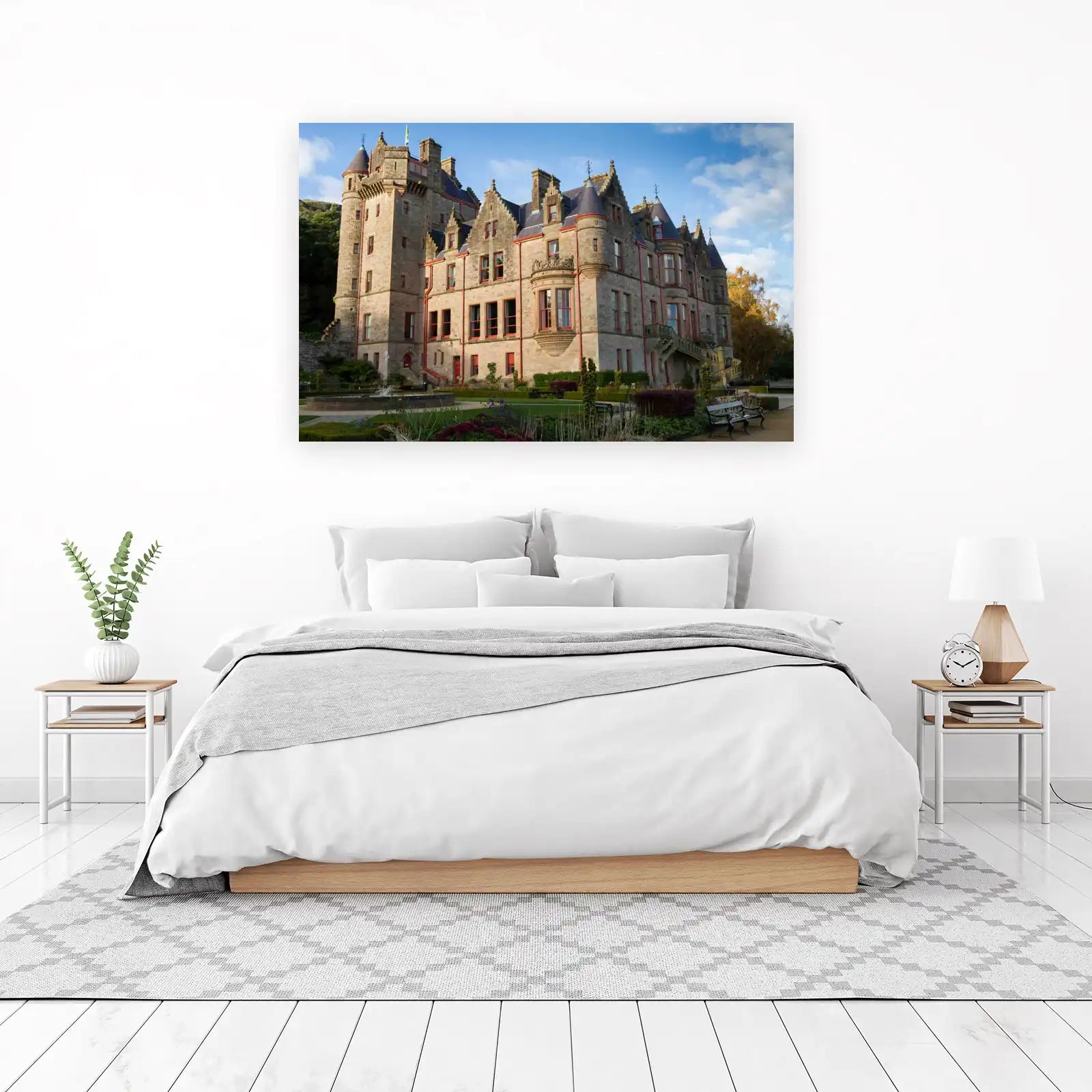 Majestic Castle Stone Wall Art Wall Art