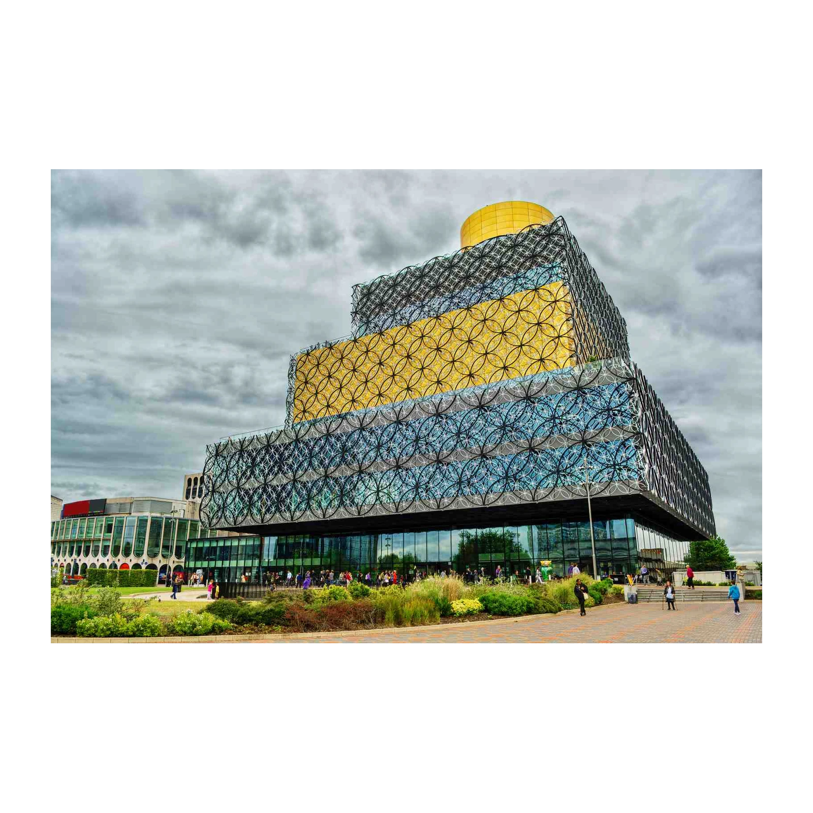 Birmingham Library Architectural Art Wall Art