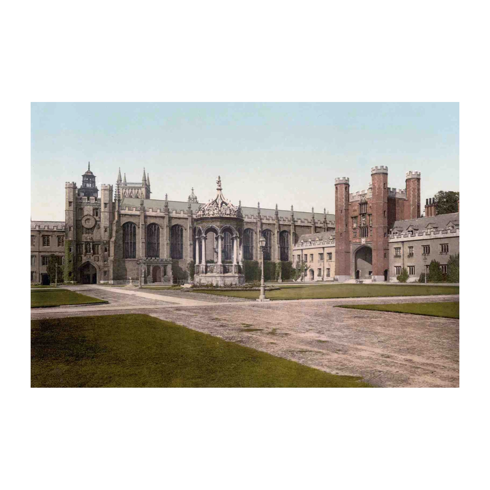 Trinity College Cambridge Historic Architectural Wall Art