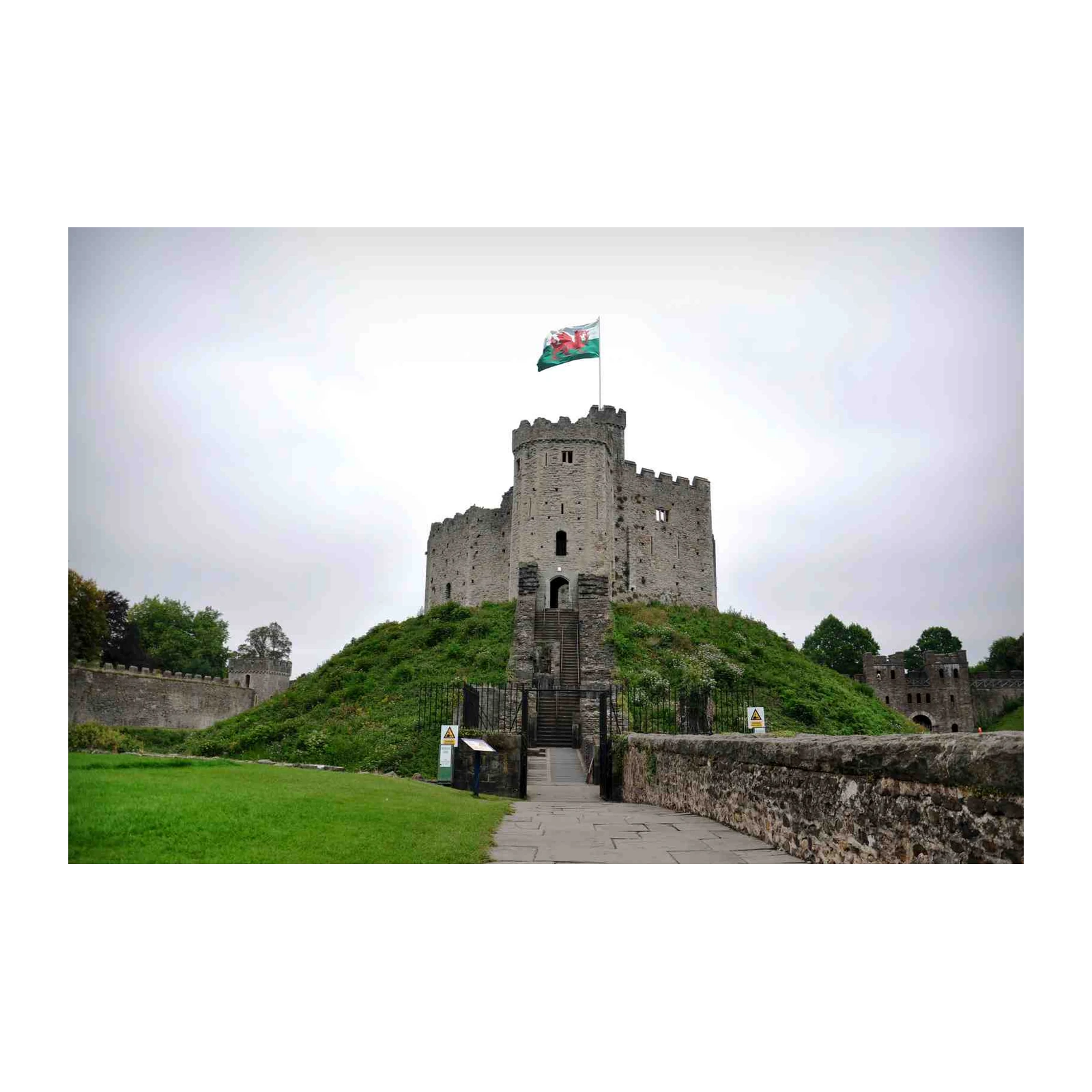Majestic Castle Welsh Flag Wall Art
