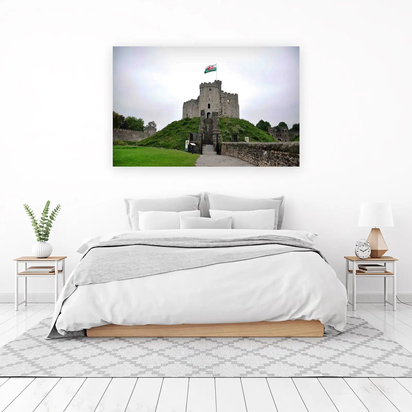 Majestic Castle Welsh Flag Wall Art