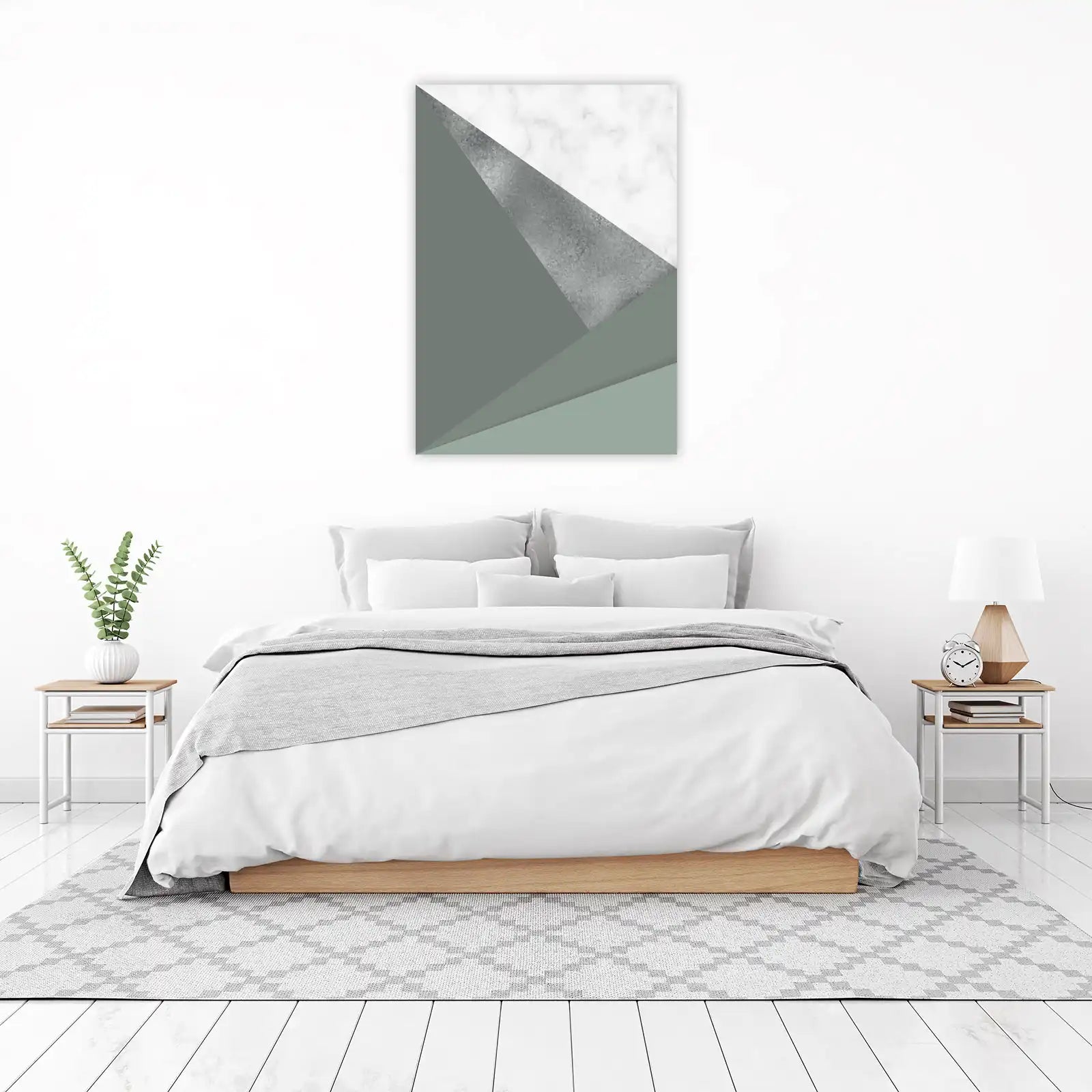Modern Marble & Slate Geometric Wall Art