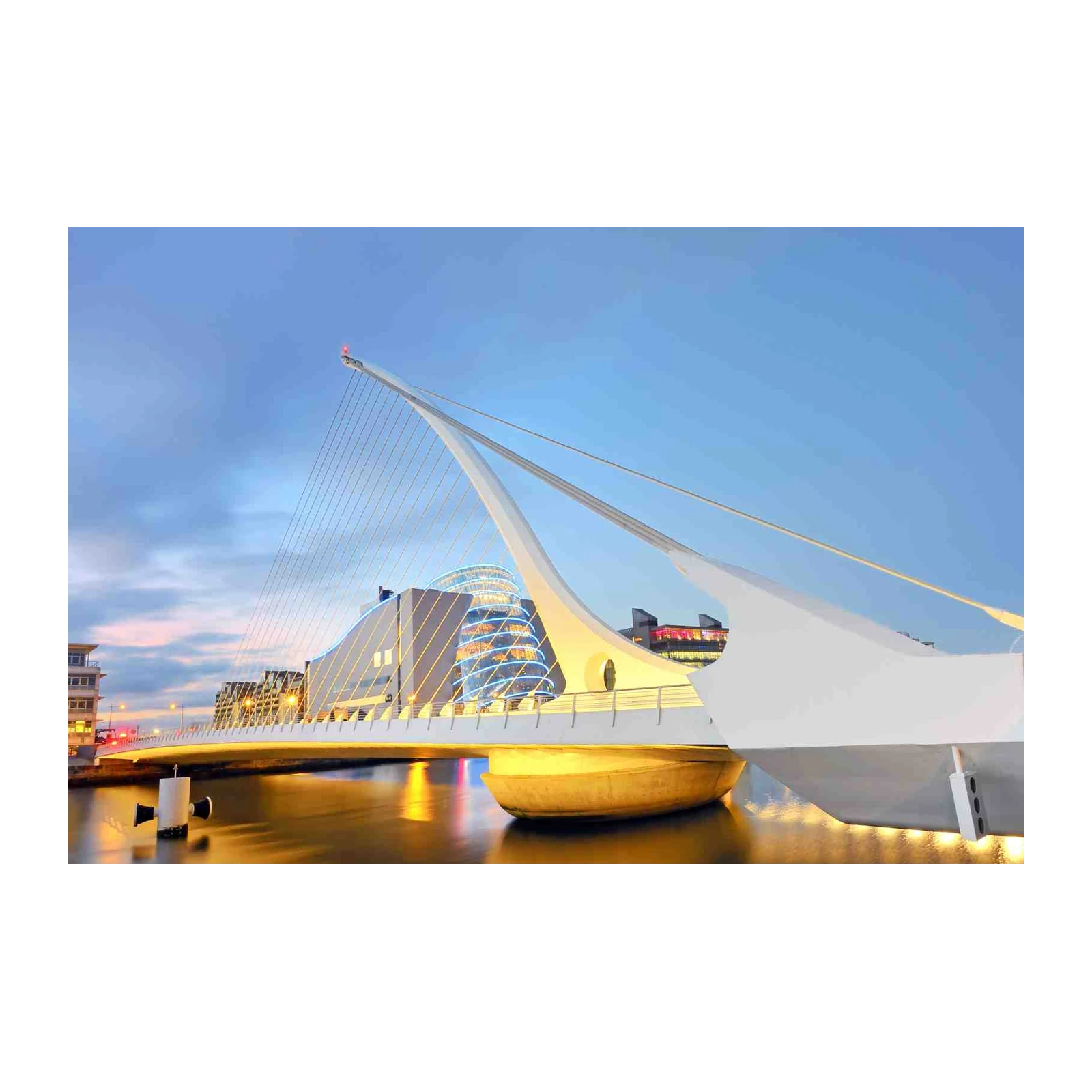 Modern Bridge Skyline Wall Art
