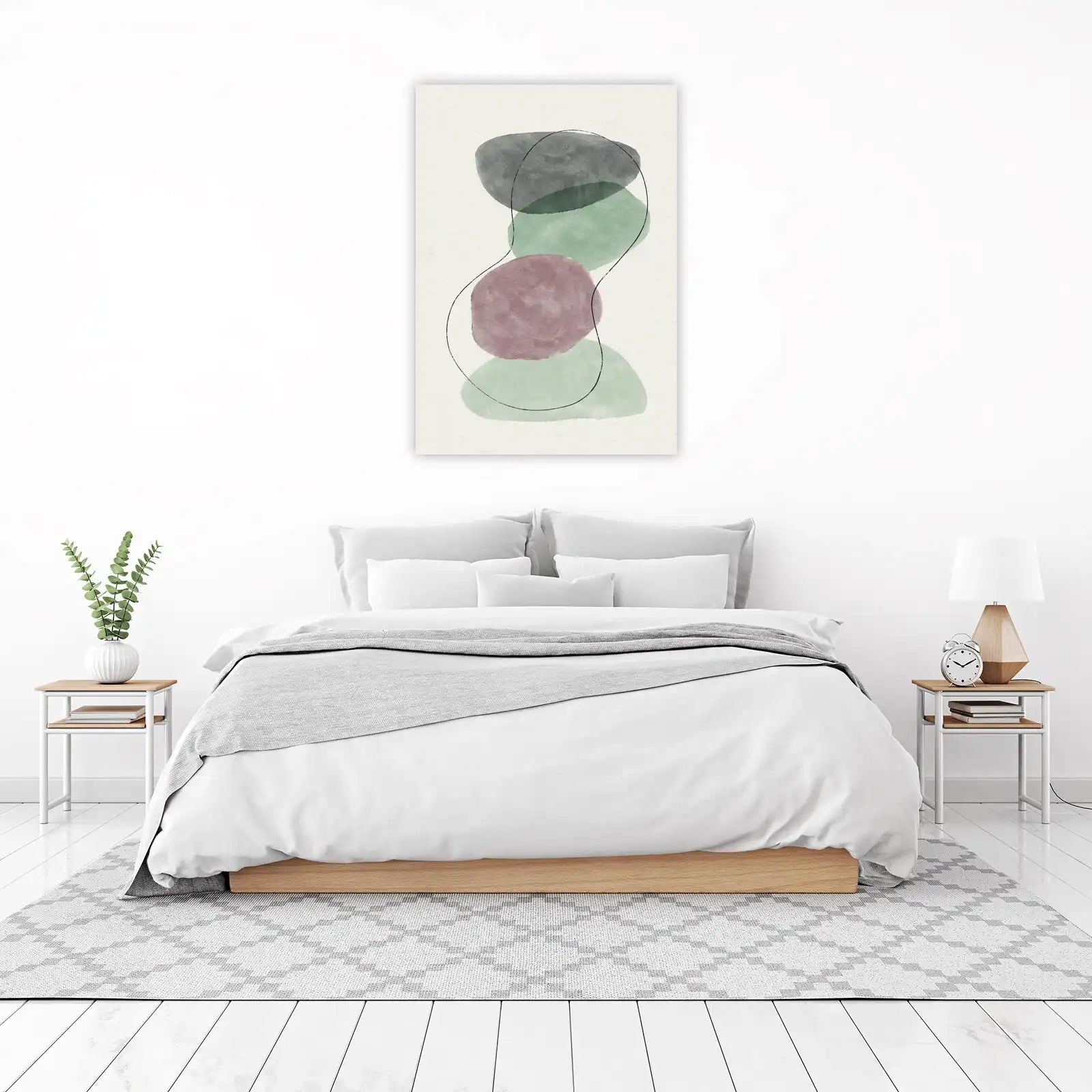 Organic Abstract Boho Art Wall Art