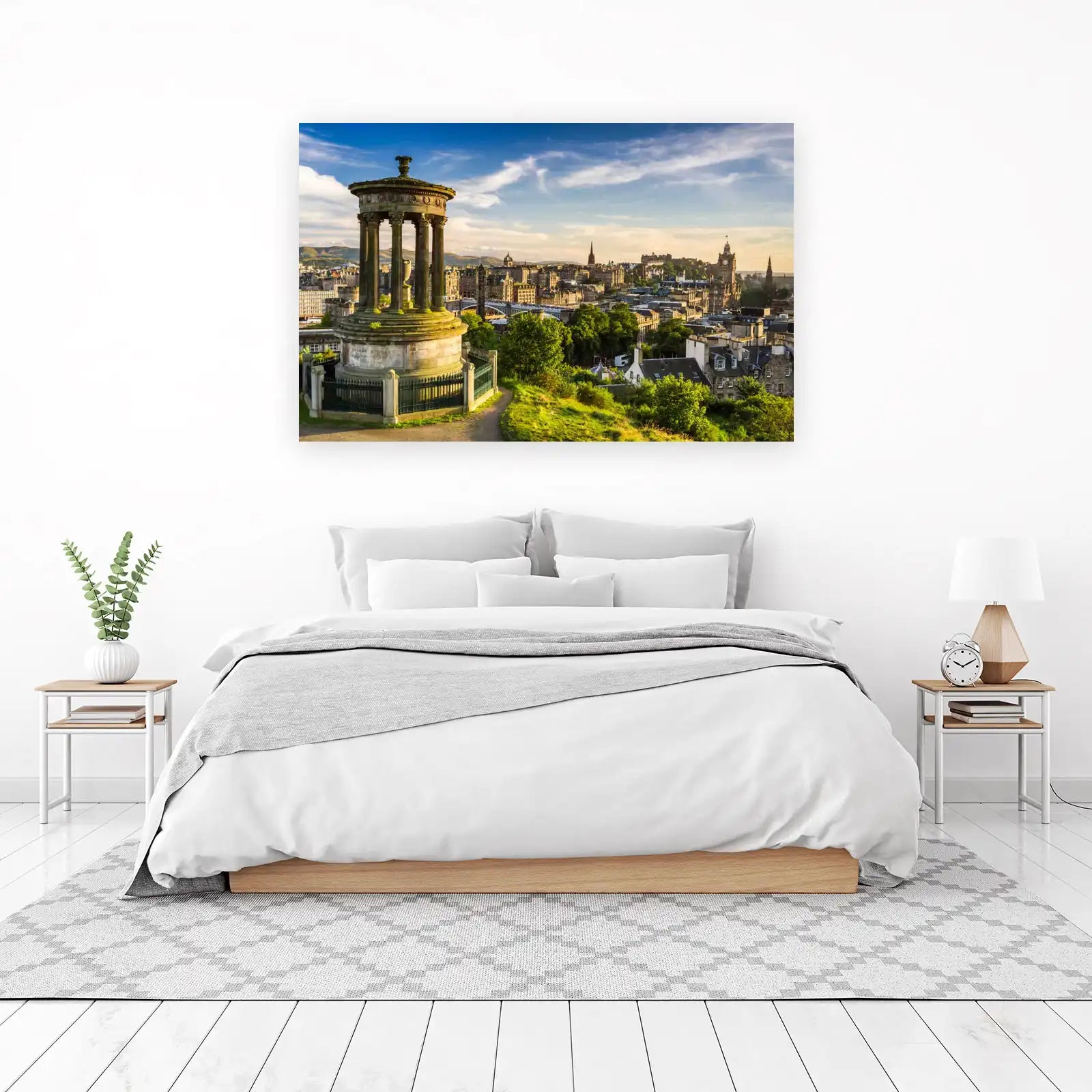 Edinburgh Cityscape Monument Wall Art