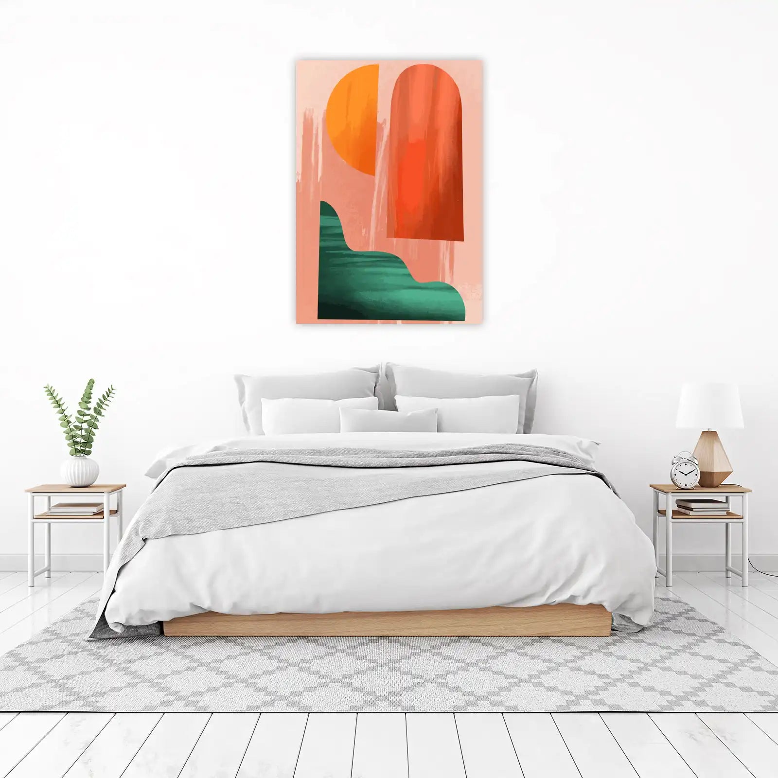 Mid-Century Abstract Landscape Wall Art