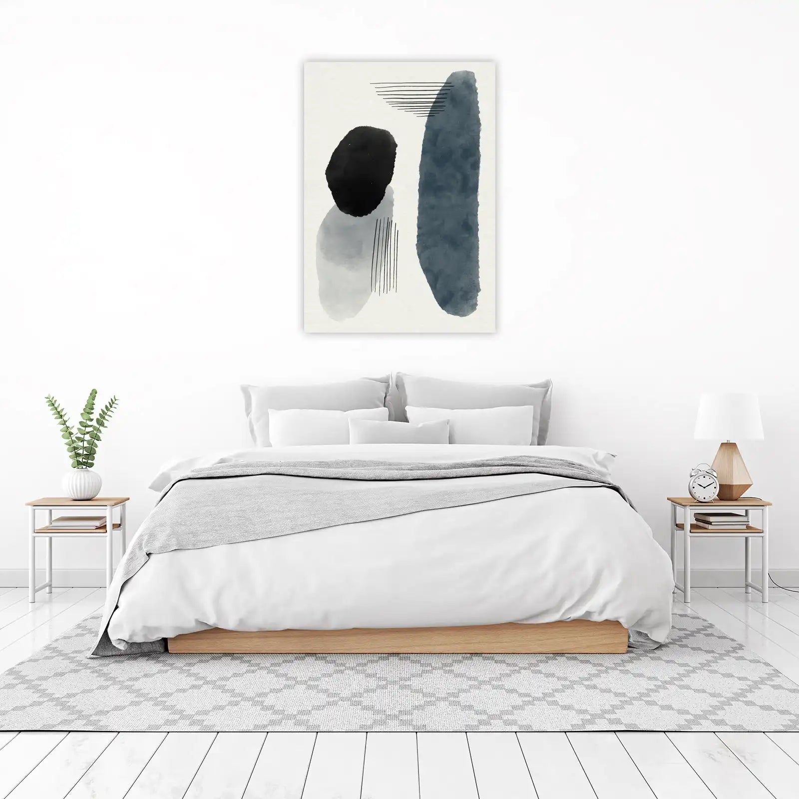 Modern Abstract Shapes Wall Art