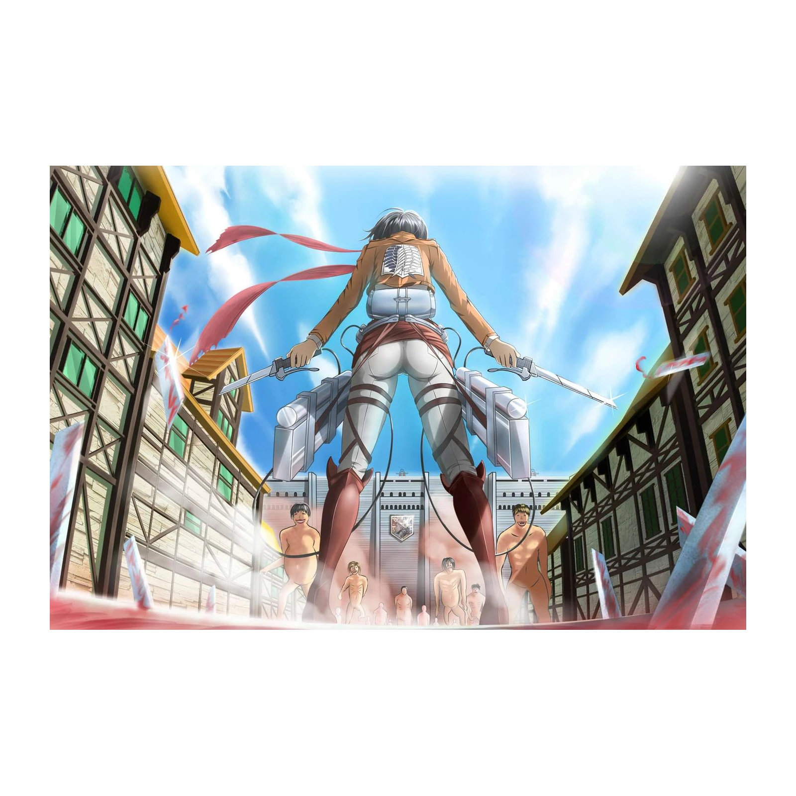 Mikasa Ackerman Attack on Titan Wall Art
