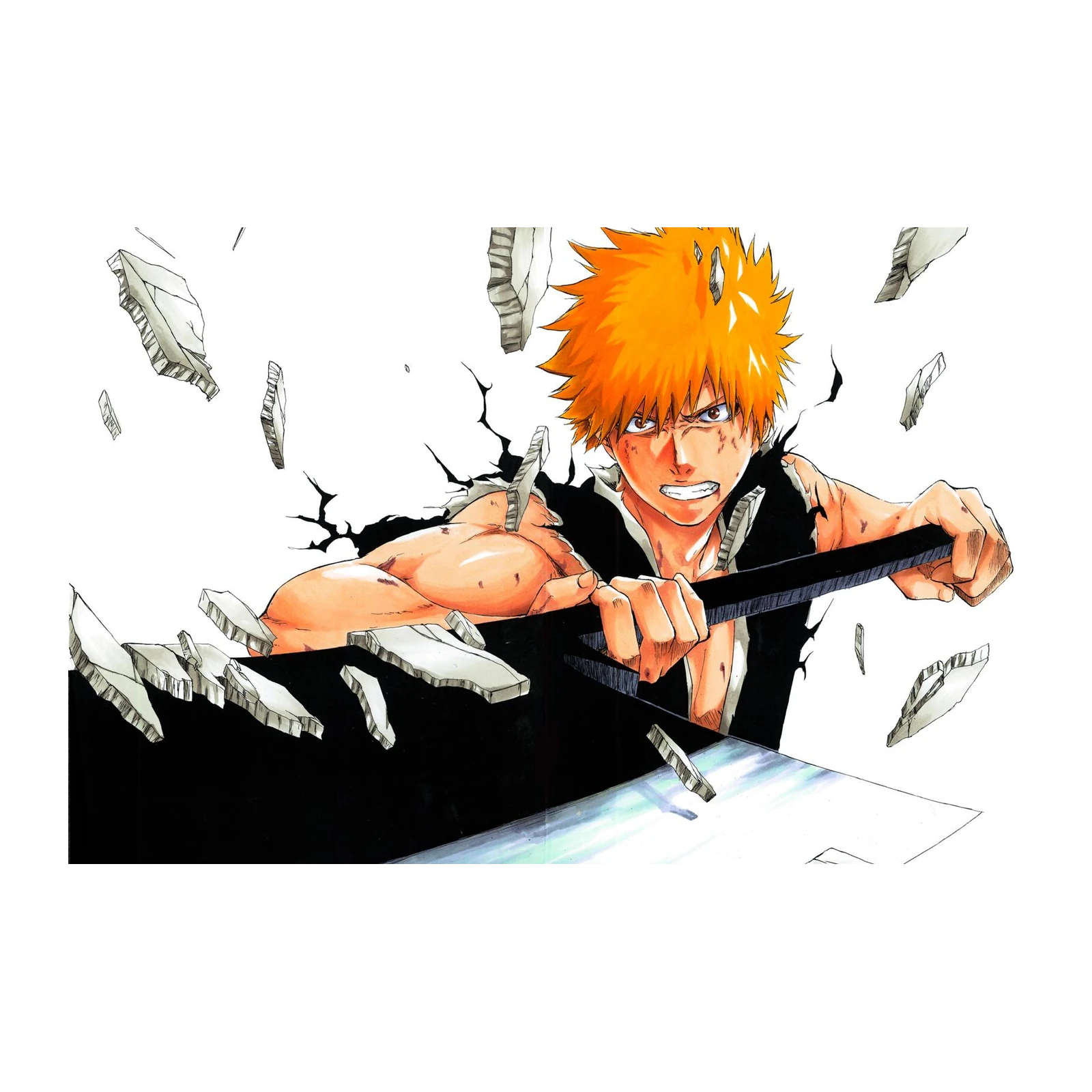 Ichigo Kurosaki Fierce Battle Wall Art