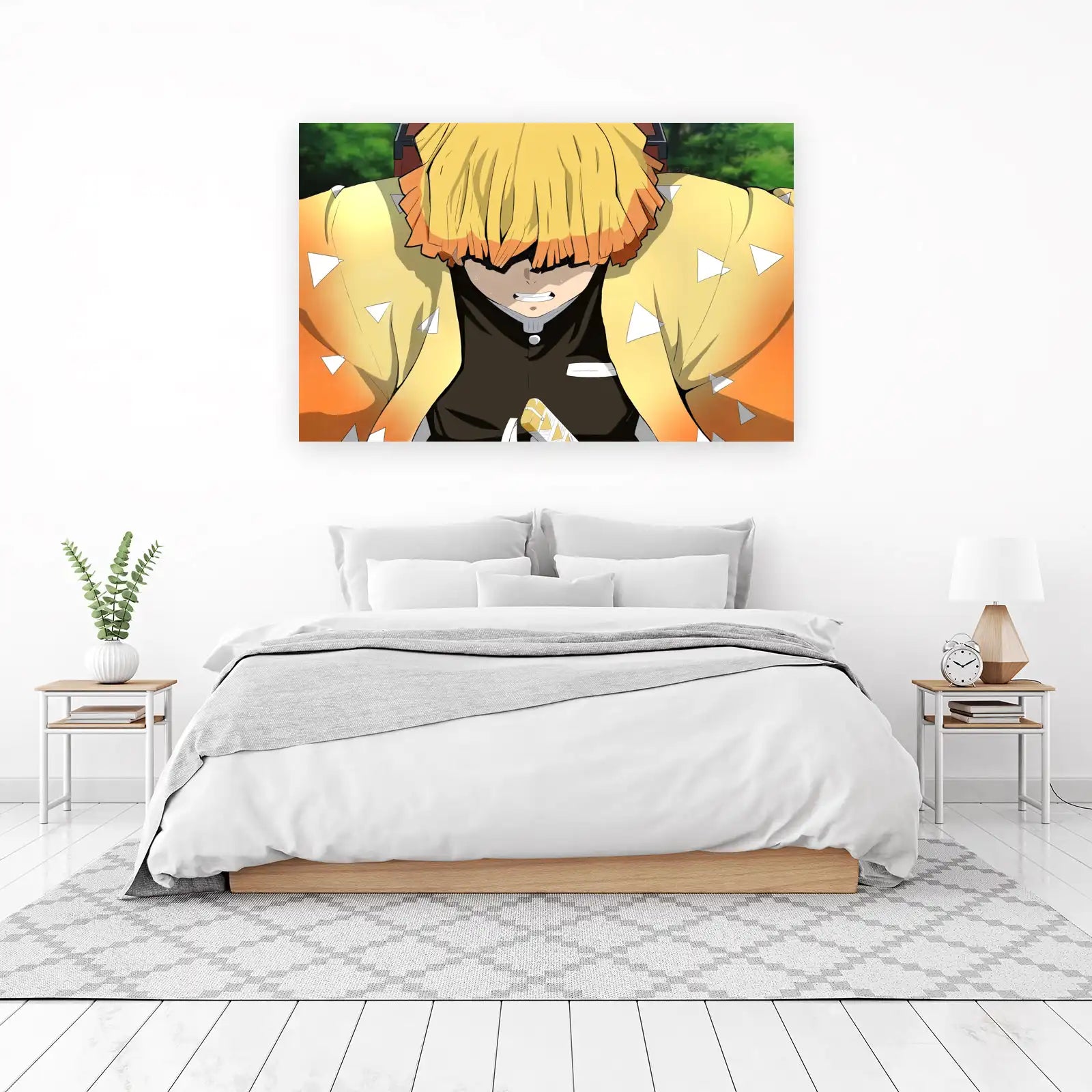 Zenitsu Agatsuma Intense Moment Wall Art