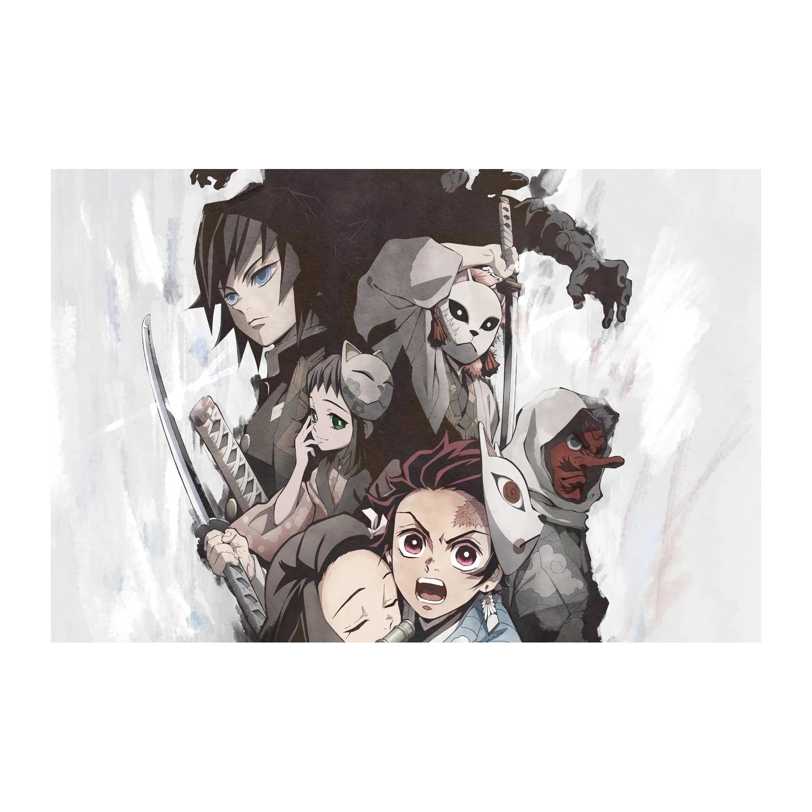 Demon Slayer Anime Characters Wall Art