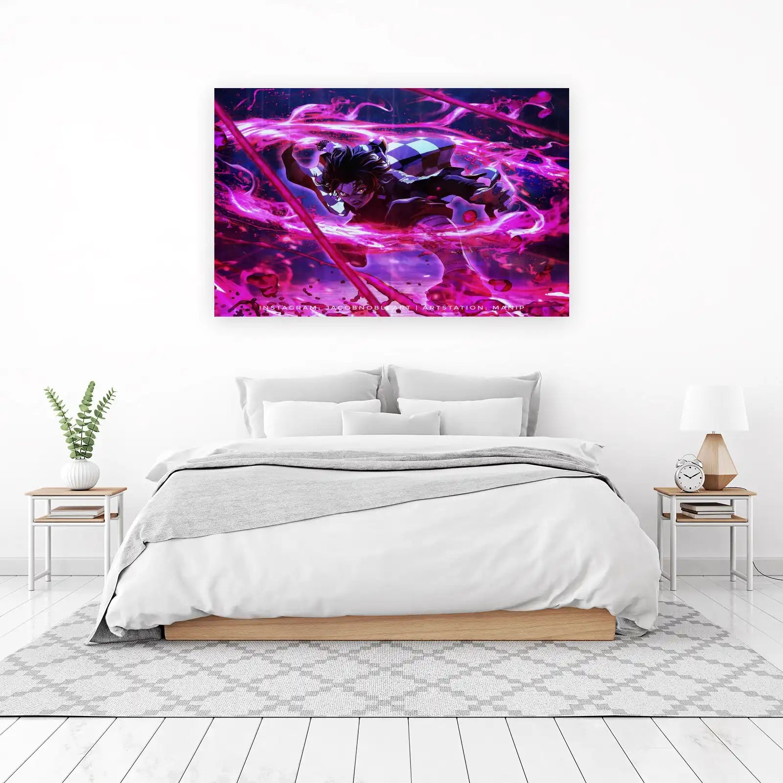 Anime Demon Slayer Tanjiro Kamado Wall Art