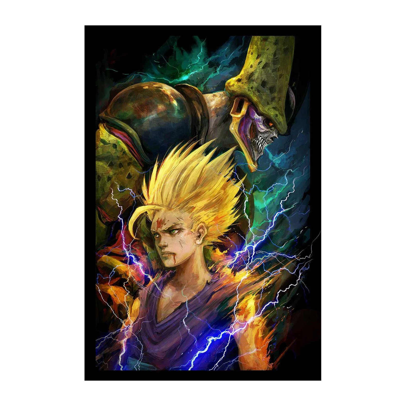 Epic Gohan vs Cell Anime Wall Art