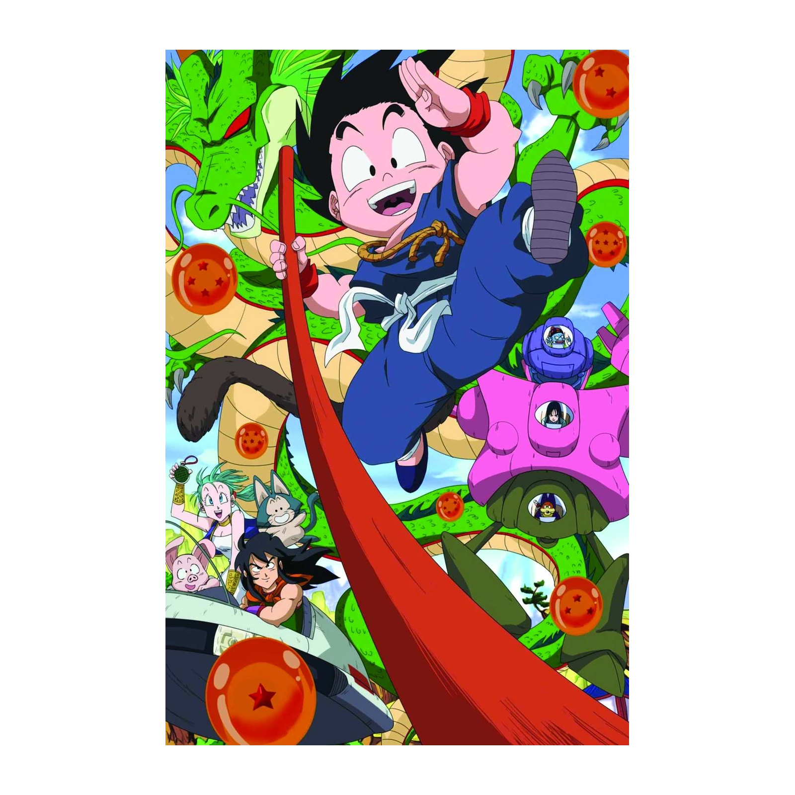 Epic Dragon Ball Adventure Wall Art